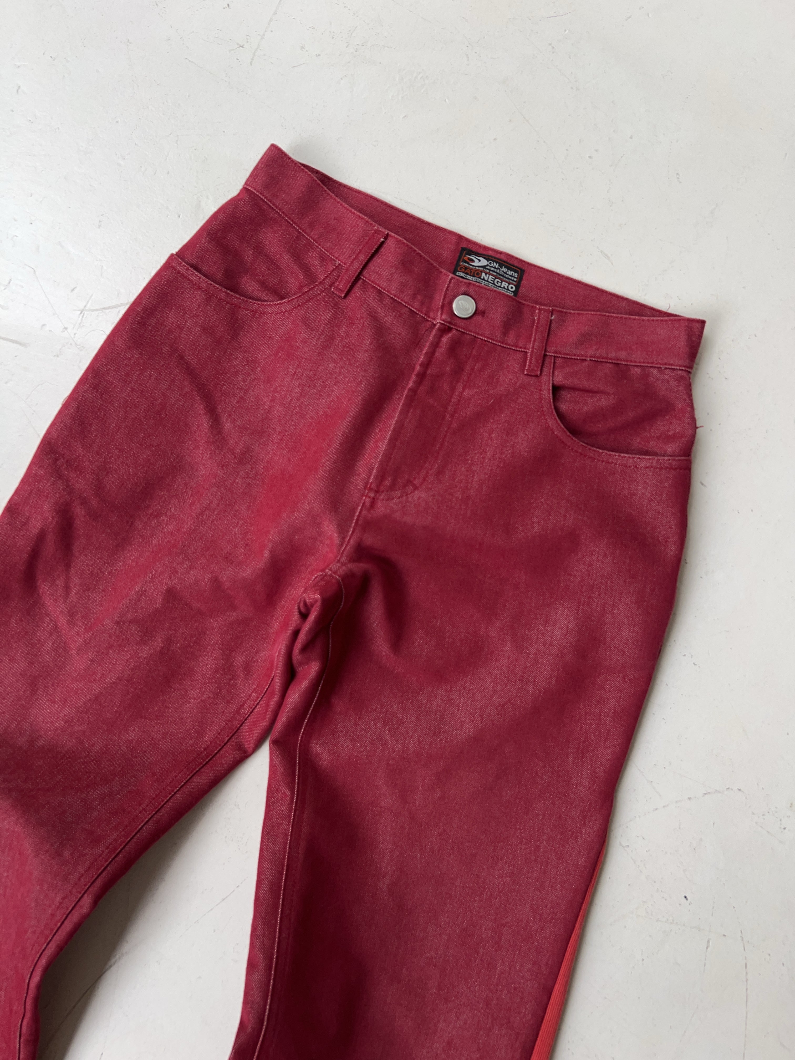 Vintage Gato Negro Reworked Bootcut Jeans (M)