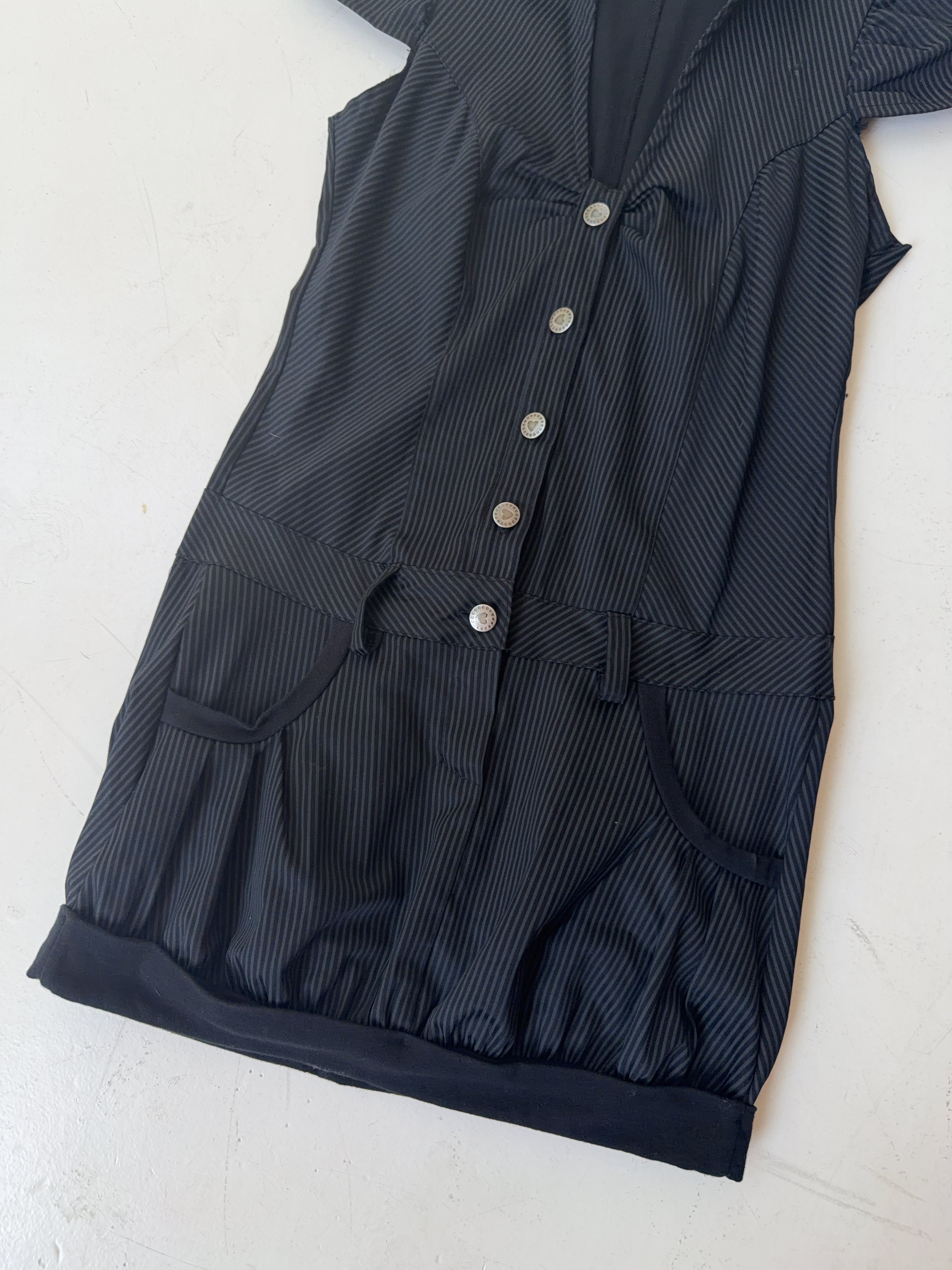 Vintage Pinstripe Dress (M)