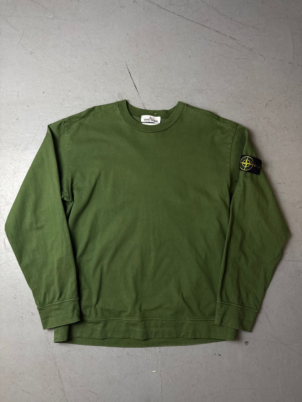Vintage Stone Island Dark Green Crewneck Sweater L