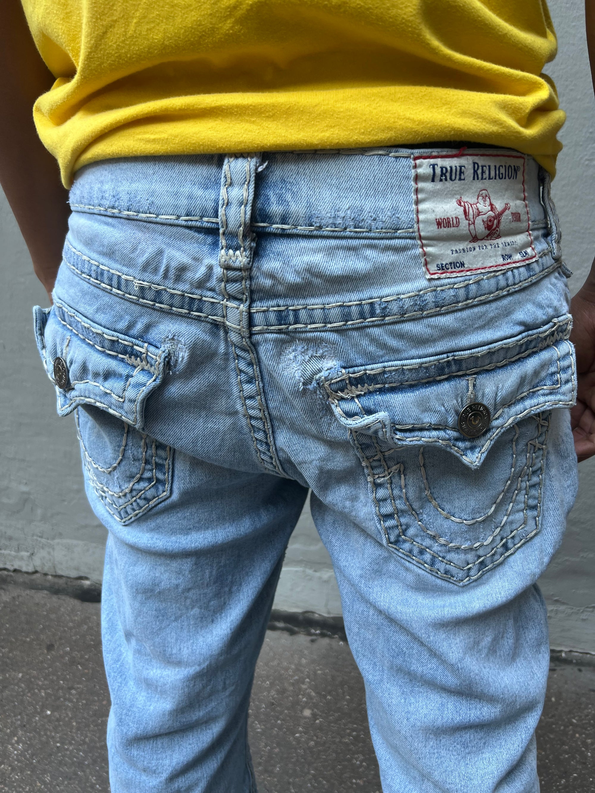 Vintage True Religion Light Washed Denim M/L