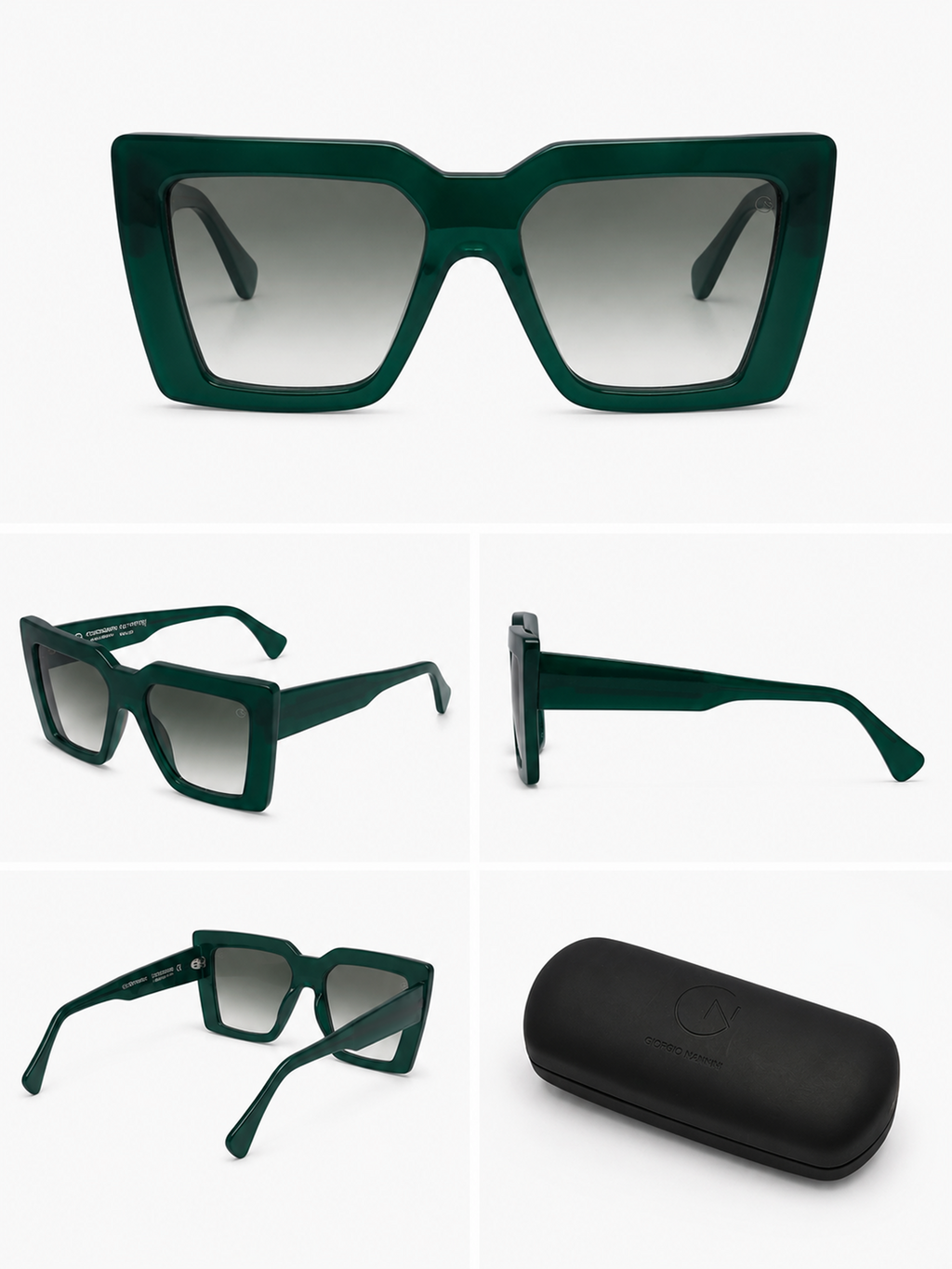 Giorgio Nannini Teal Sunglasses