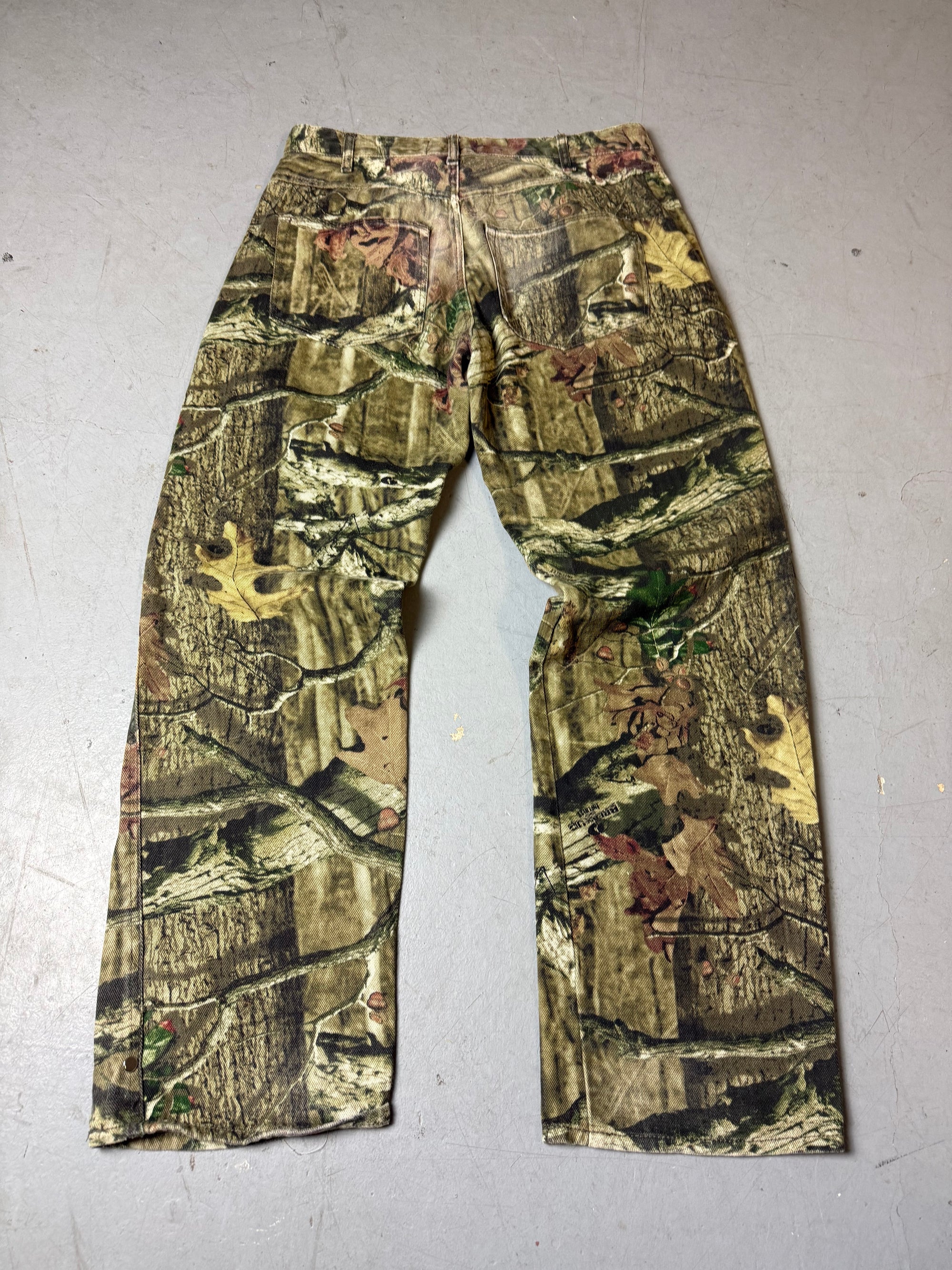 Vintage Mossy Oak Baggy Camouflage Pants L