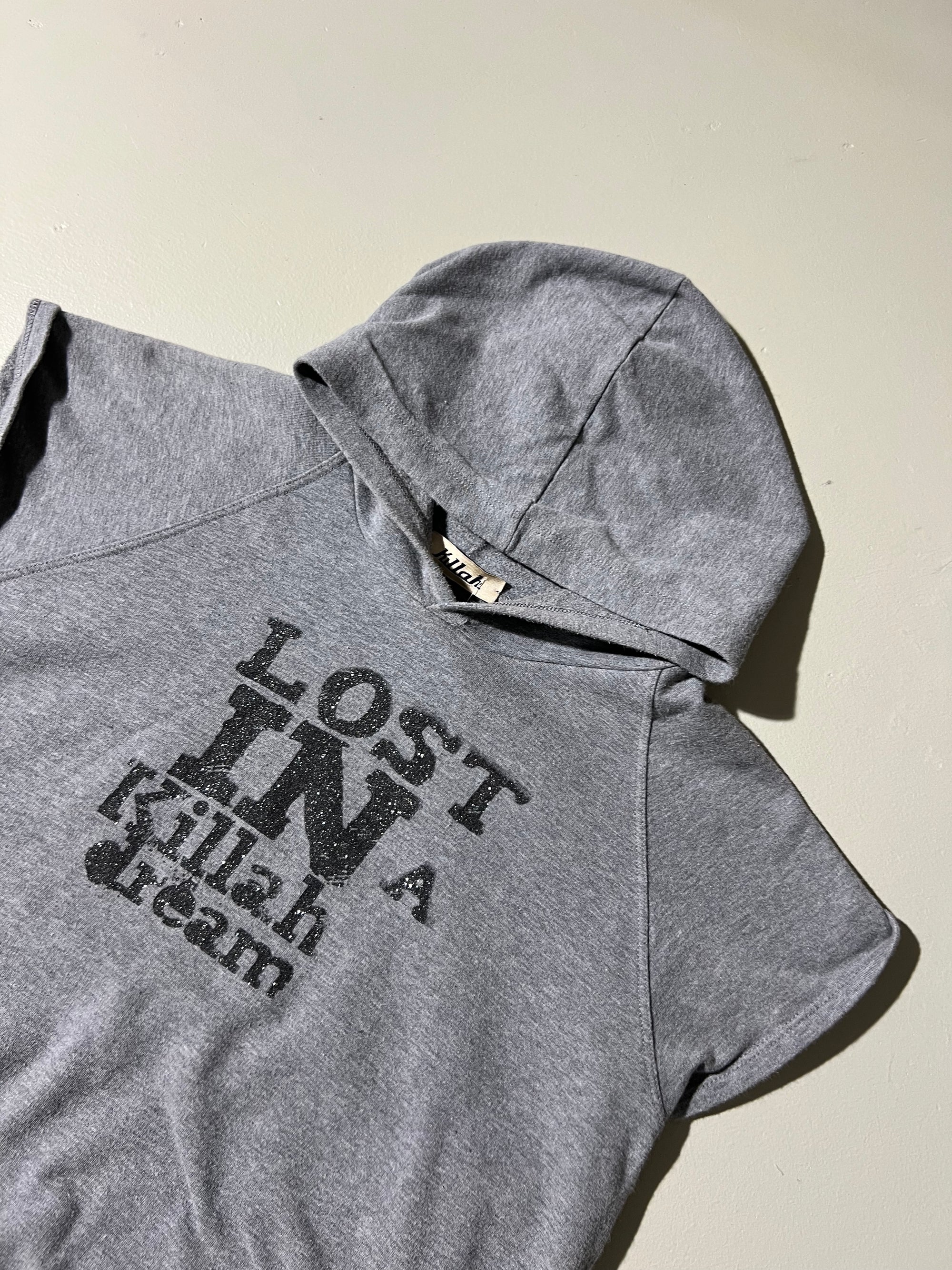 Vintage Y2K Grey Killah Hooded Tanktop S