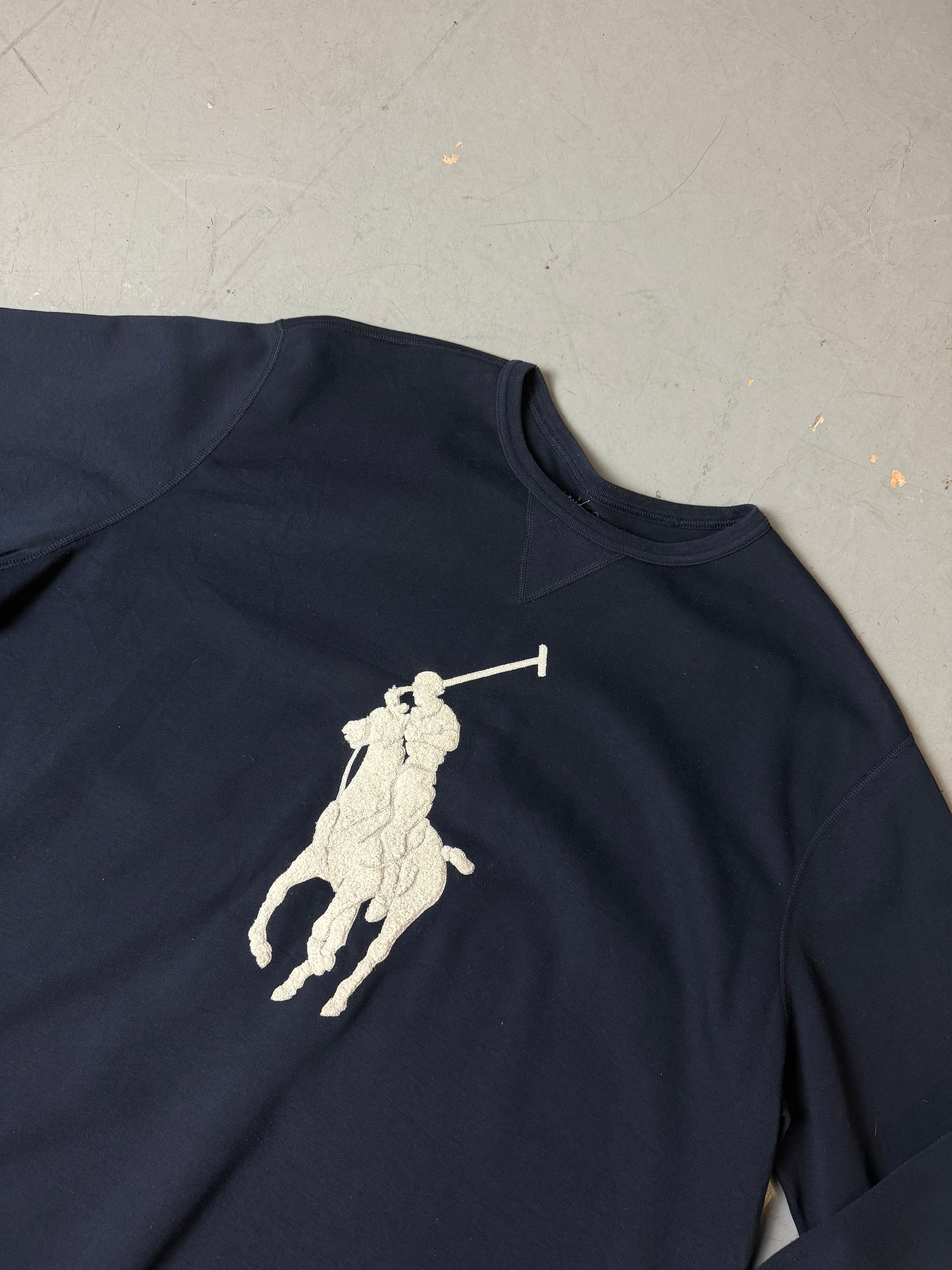 Vintage Polo Ralph Lauren Dark Blue Sweater XXL