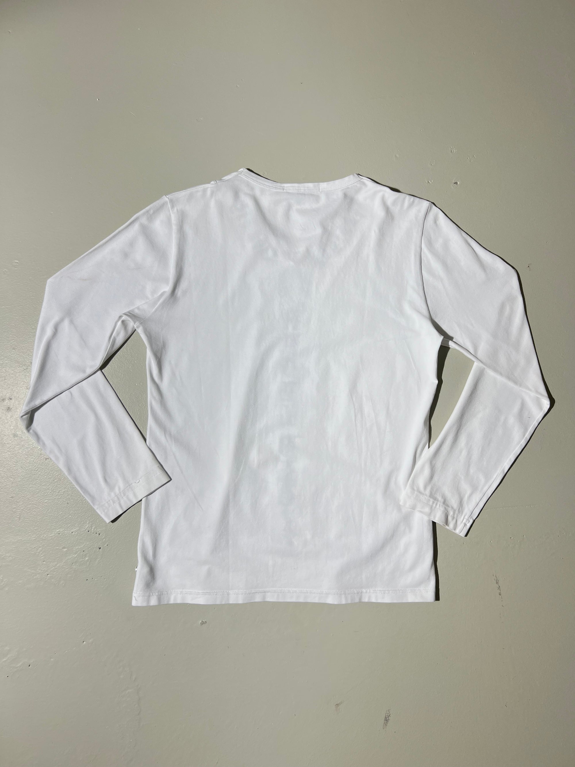 Vintage White Stitched Longsleeve M/L