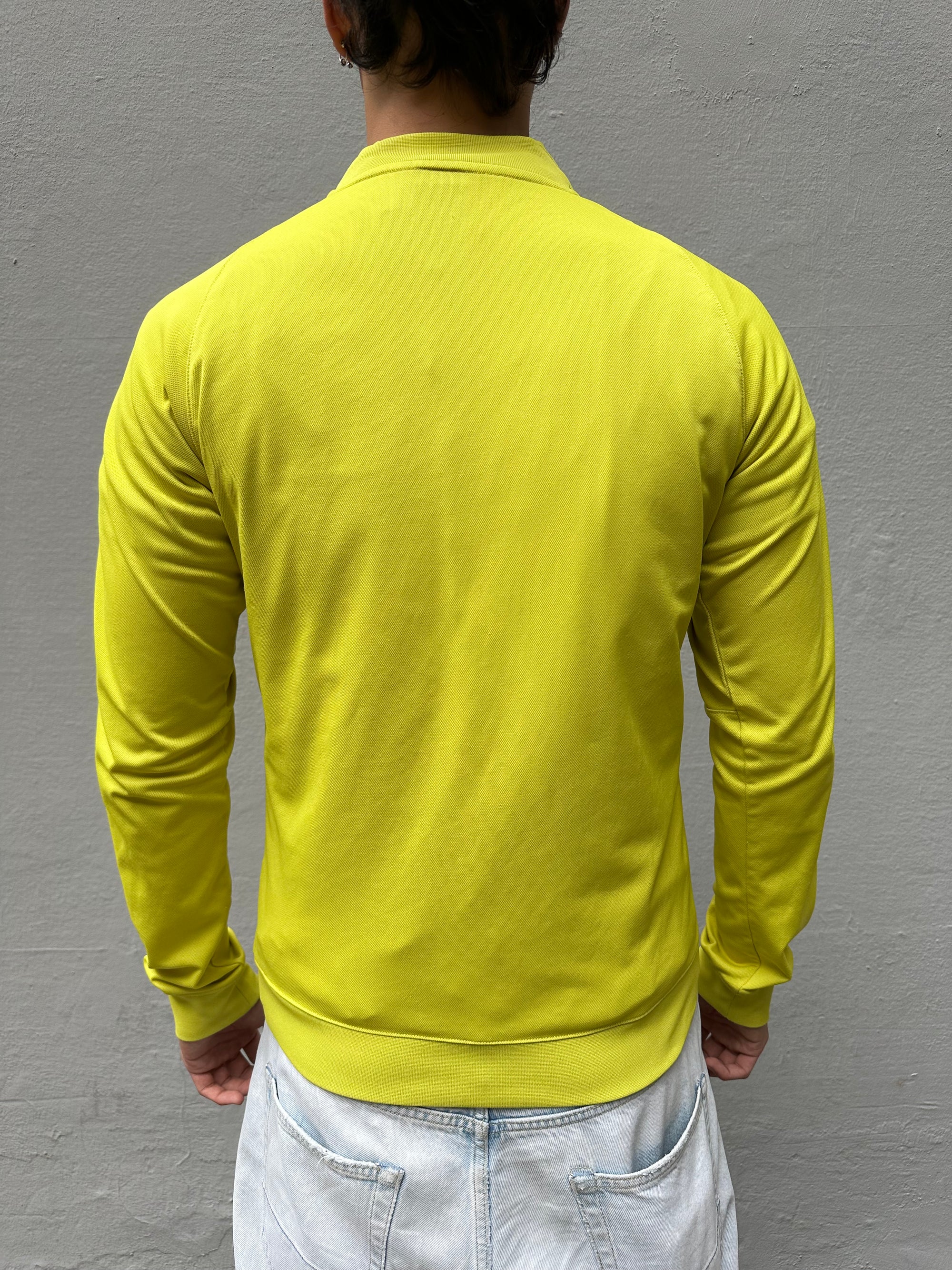 Vintage Nike Manchester Track Jacket Yellow S/M