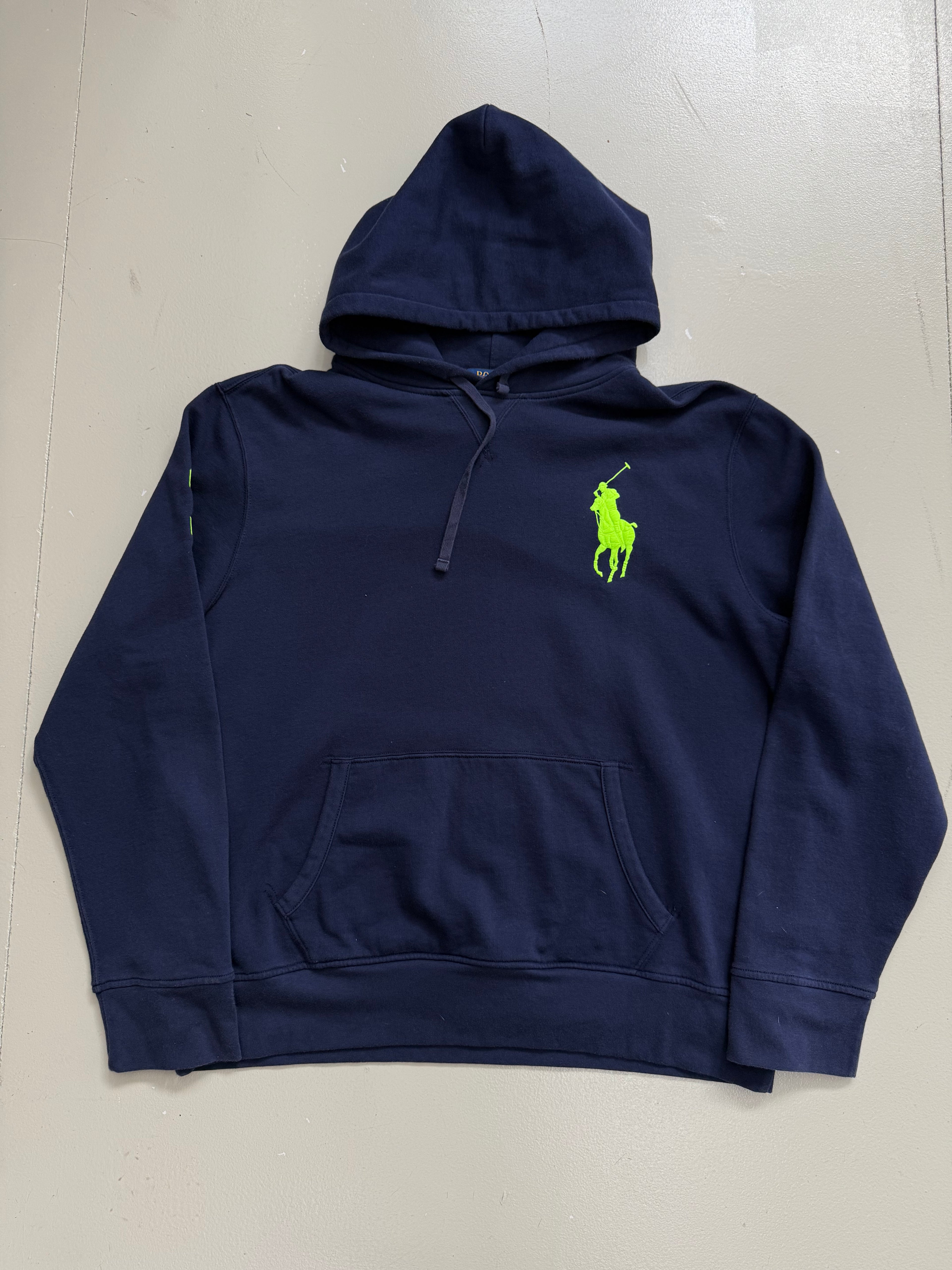 Vintage Polo Ralph Lauren Dark Blue Hoodie XXL