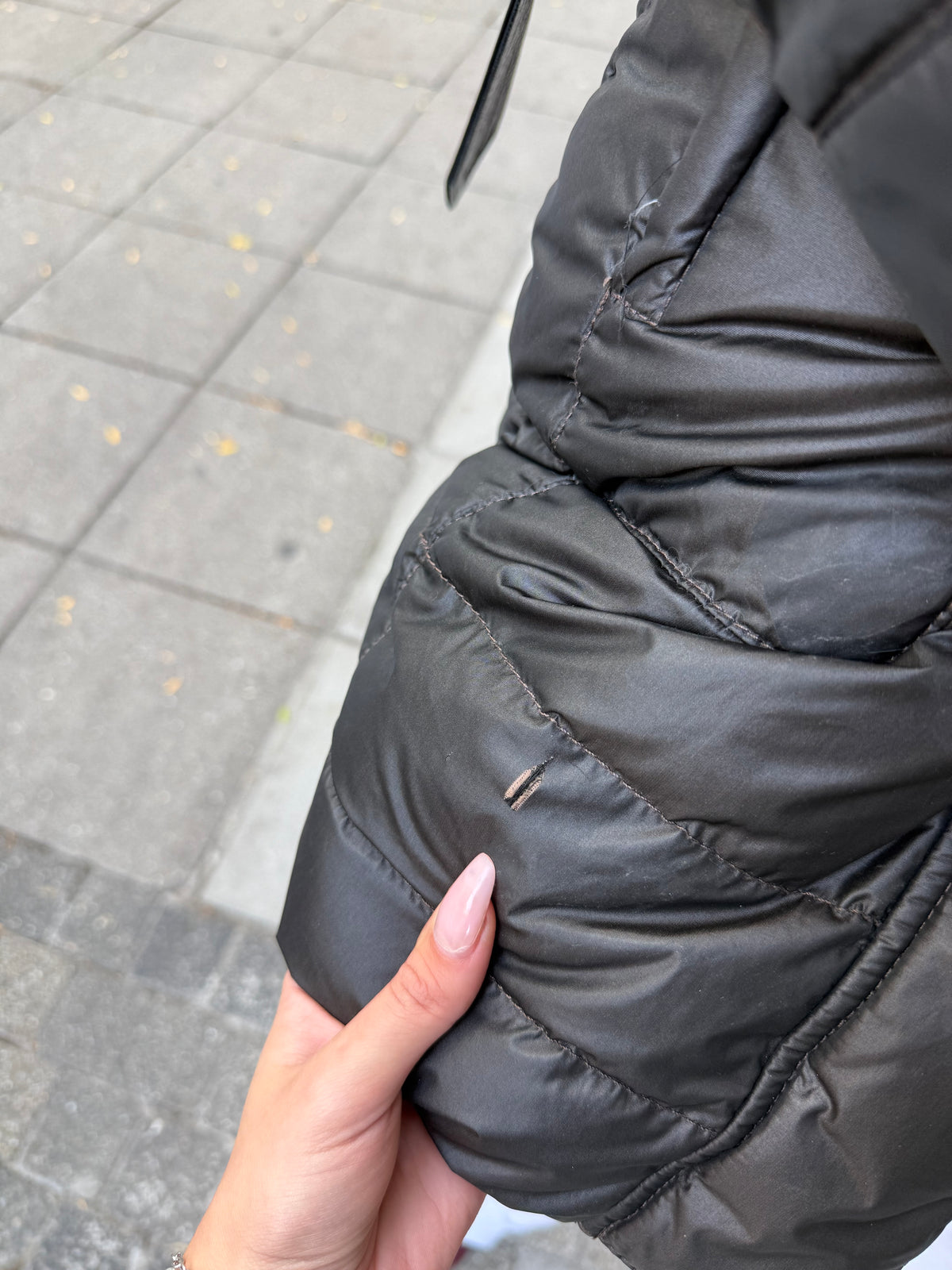 Vintage Belstaff Daunen Mantel (M)