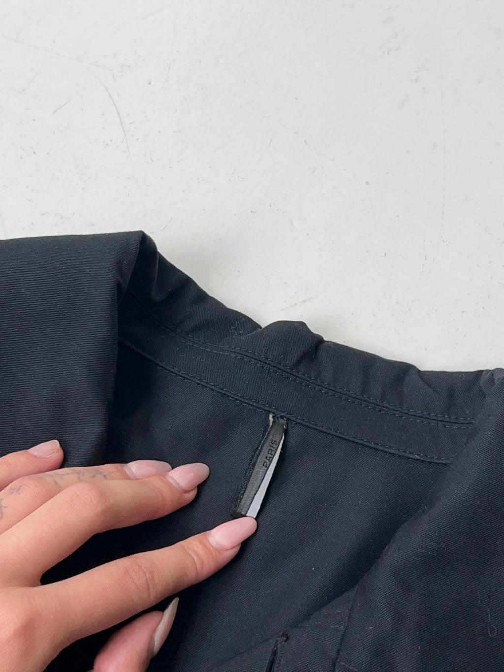 Vintage Christian Dior Black Officer Jacke (M)