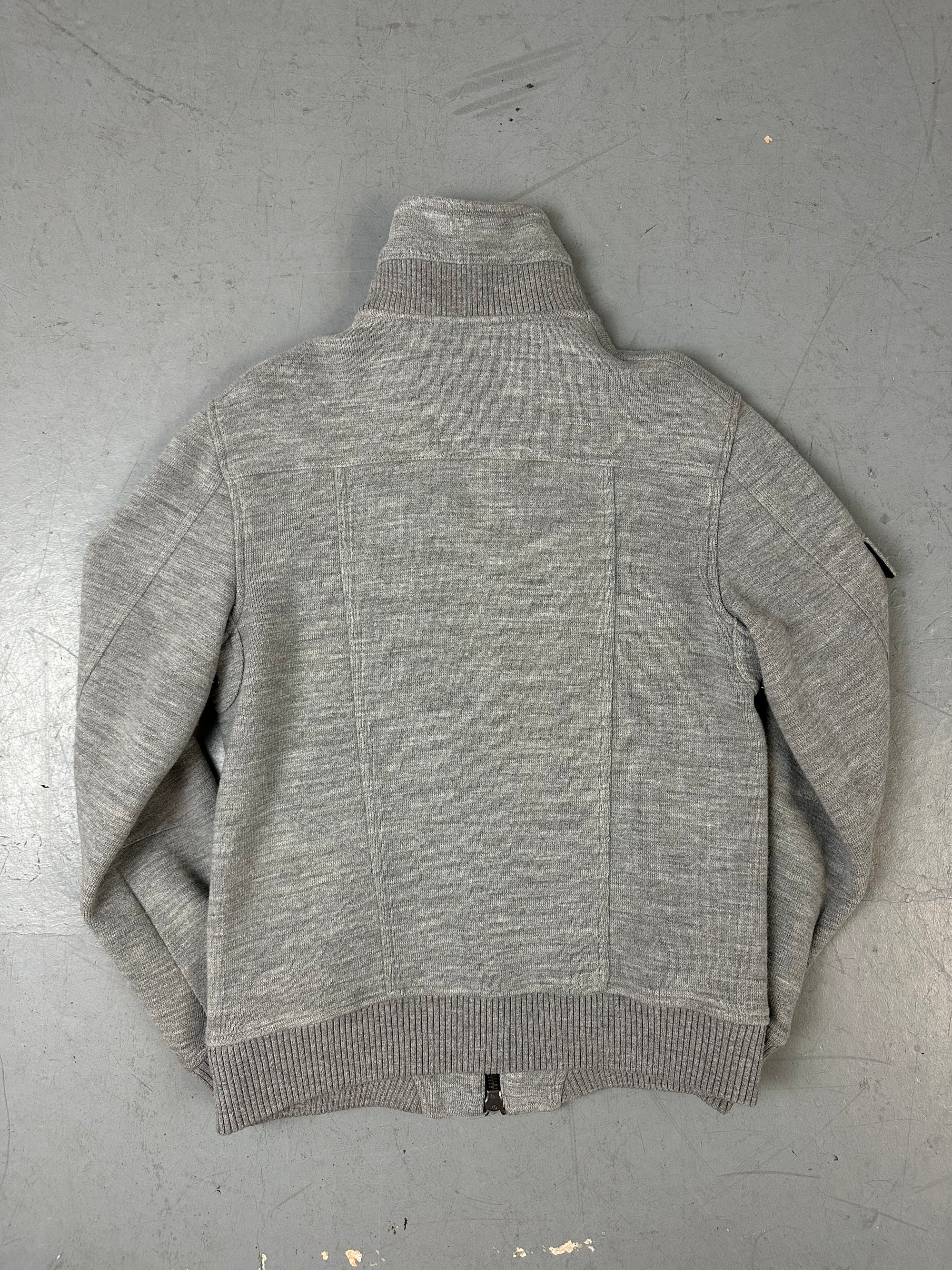 Vintage Grey Belstaff Knit Jacket L/XL