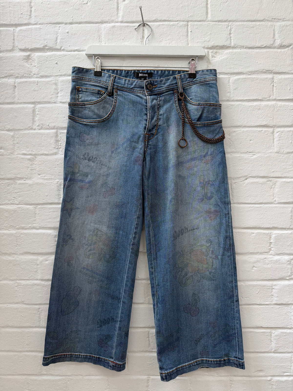 Vintage Just Cavalli 3/4 Jeans (M)