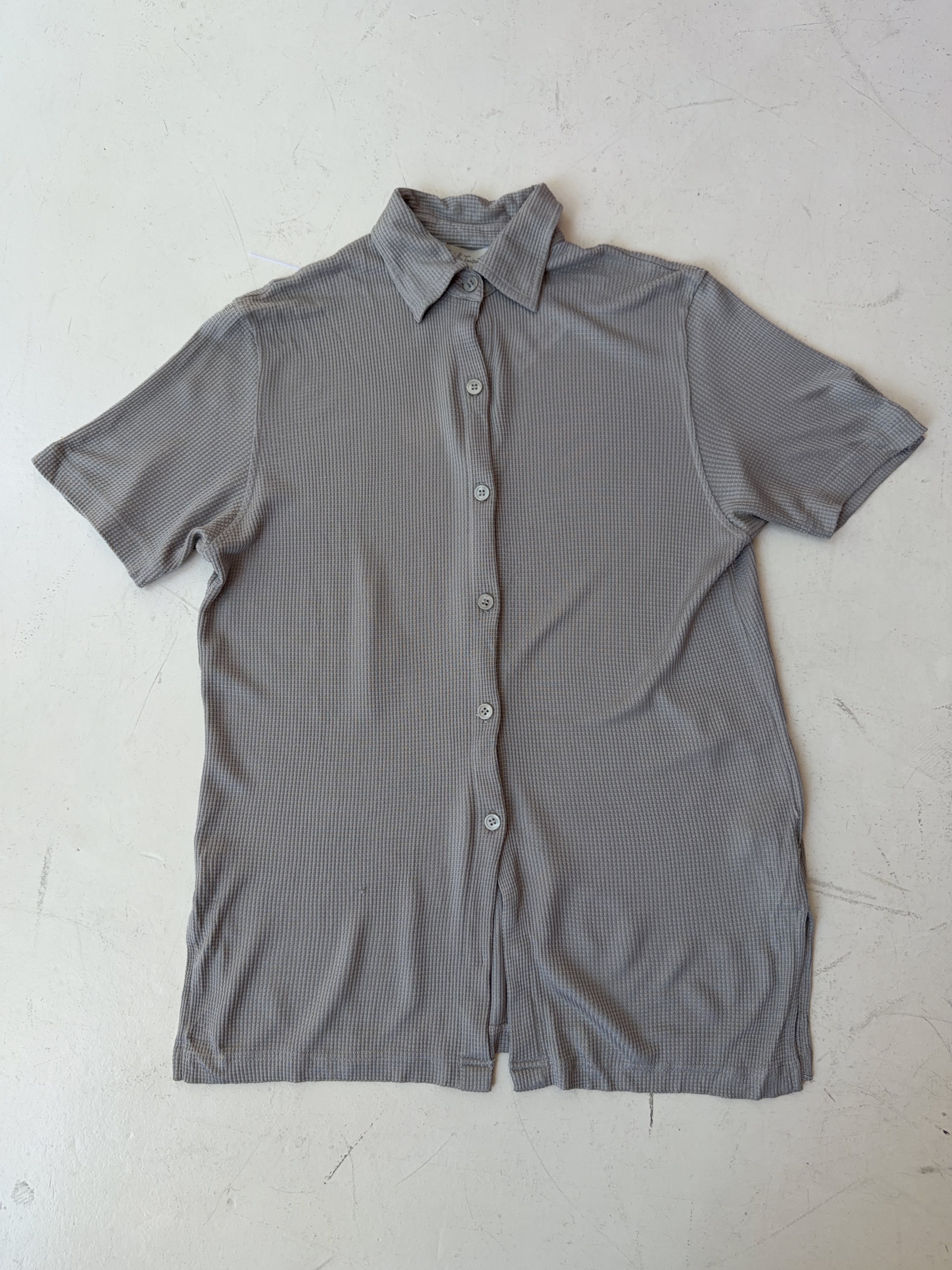 Vintage Guilly Tricot Class Silk Shirt (L)