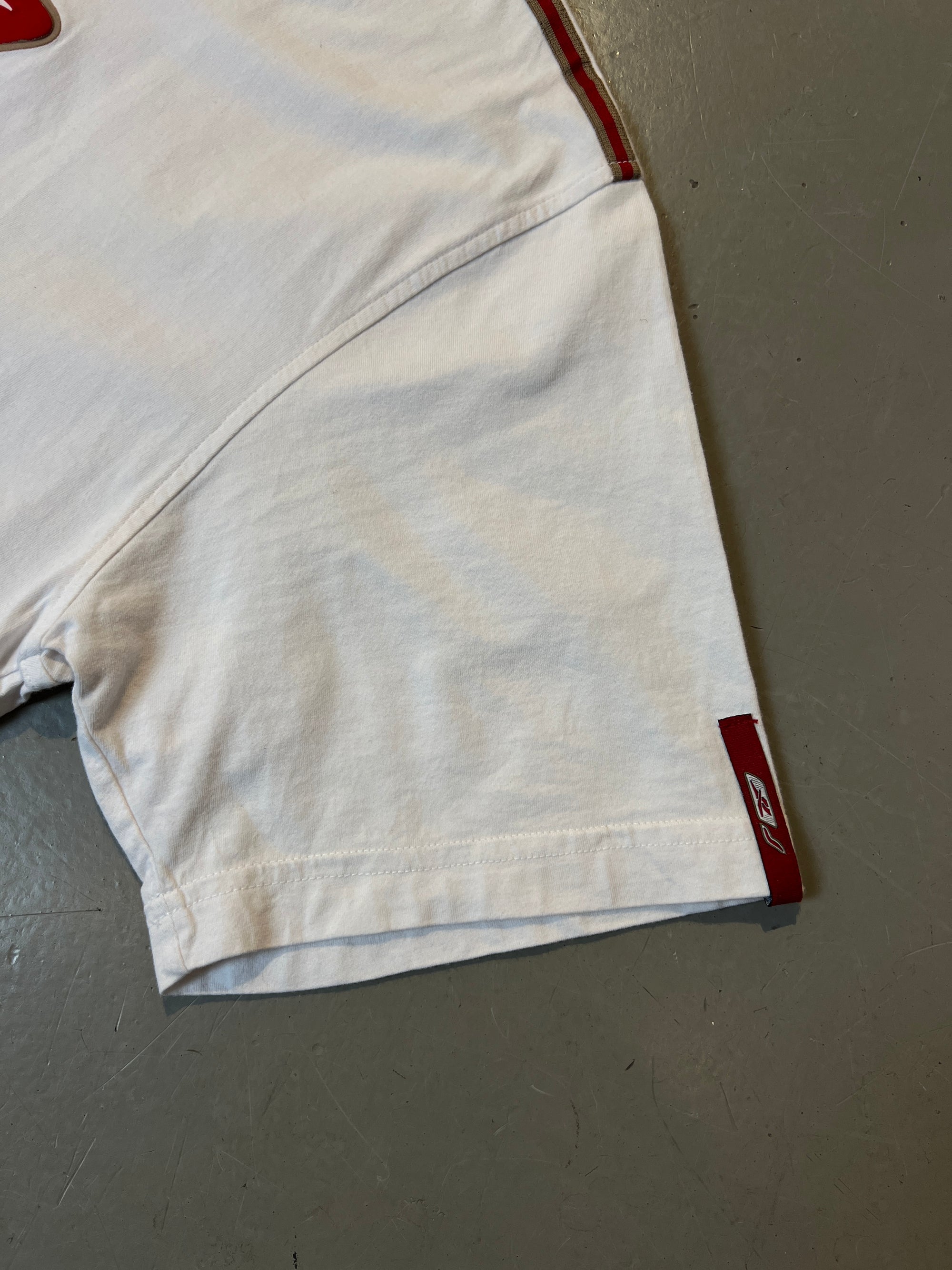 Vintage White Reebok T-Shirt L/XL