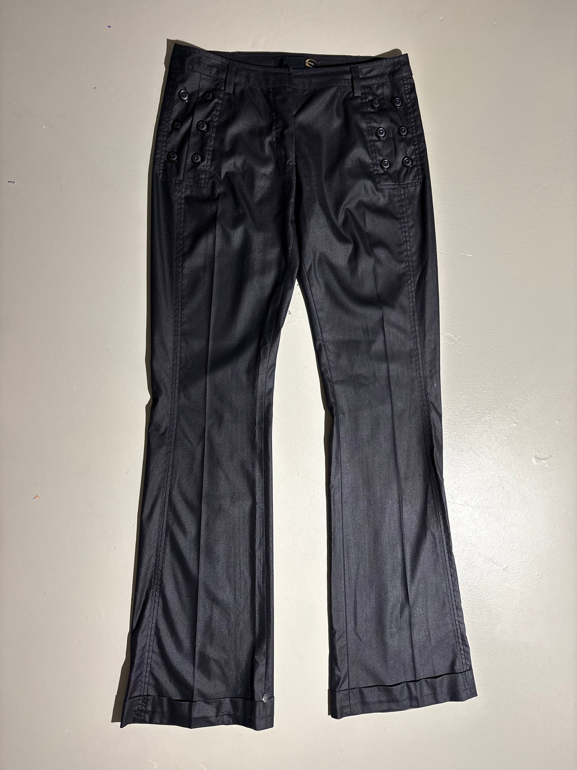 Vintage Black Cavalli Suit Pants M/L