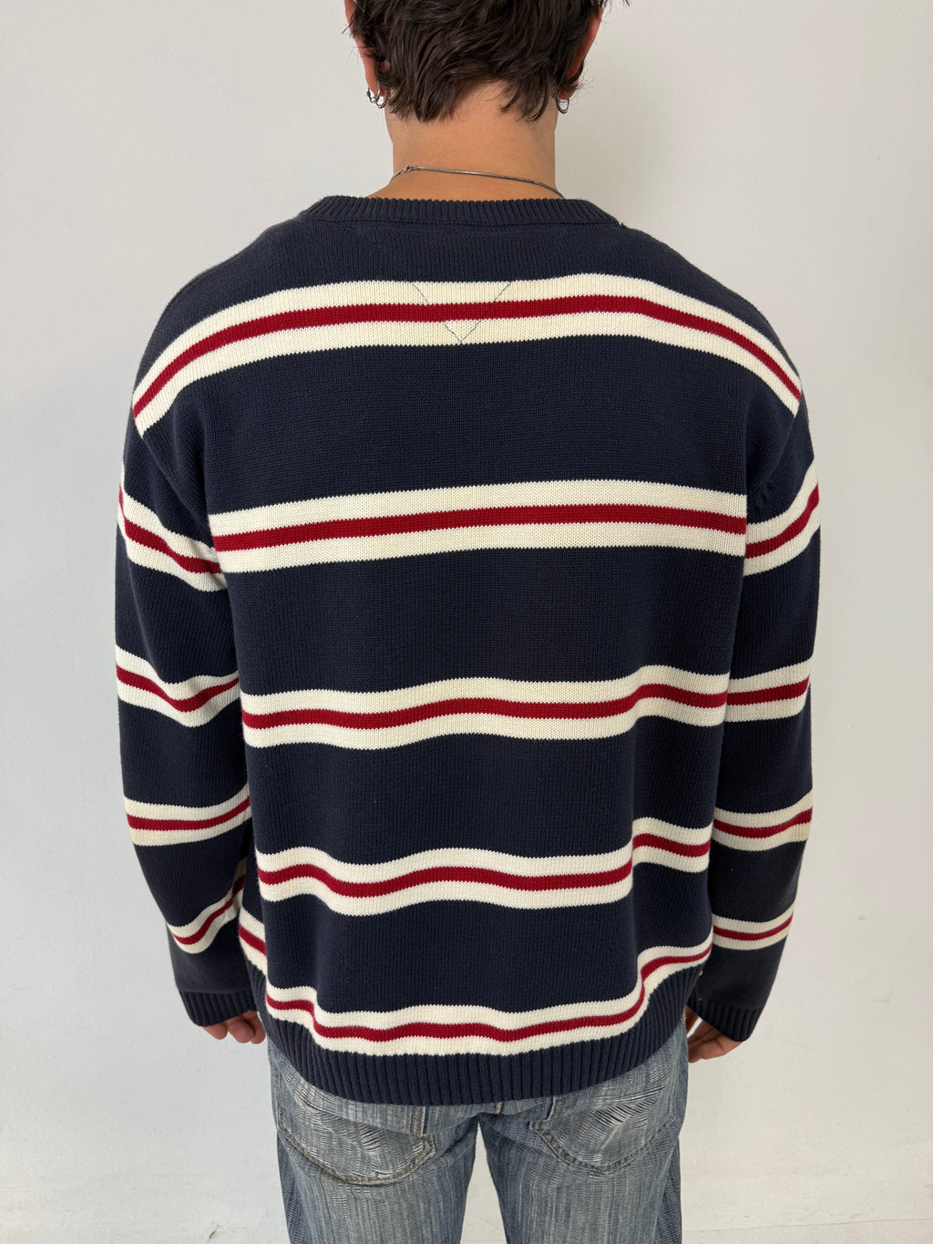 Vintage Tommy Hilfiger Striped Knit Sweater XL