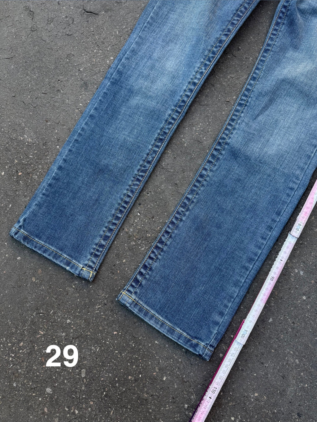 Y2K Laguna Beach „New Crystal Cove“ Mid Waist Denim für Damen. Y2K 2000s Fashion