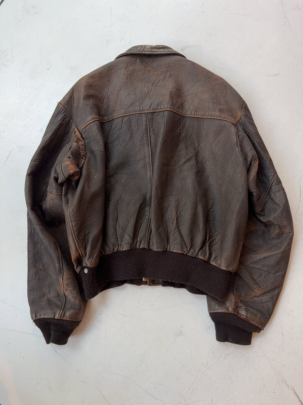 Vintage Schott Leder Bomber Jacke (L)