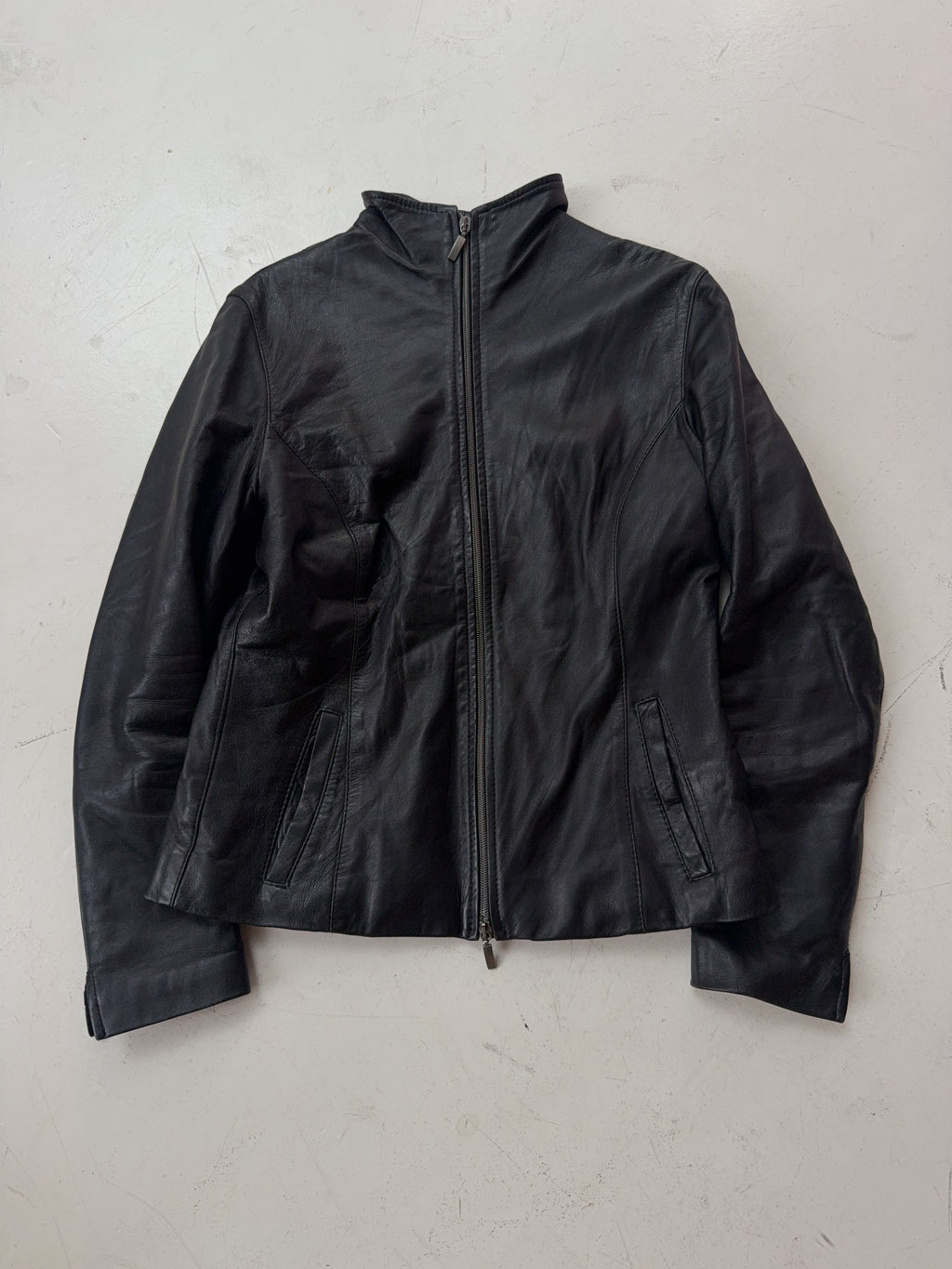 Vintage Leder Jacke (L)