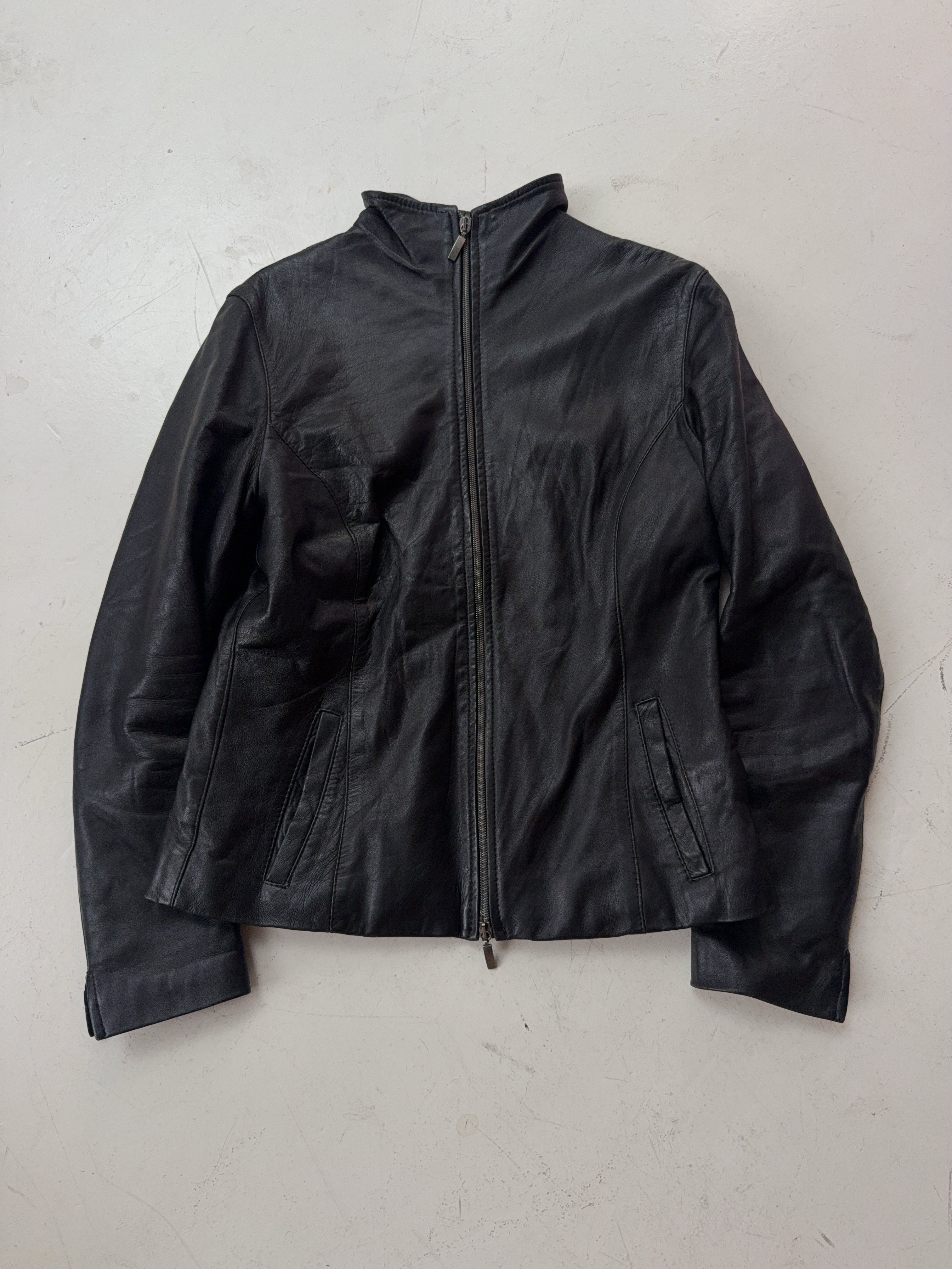 Vintage Leder Jacke (L)