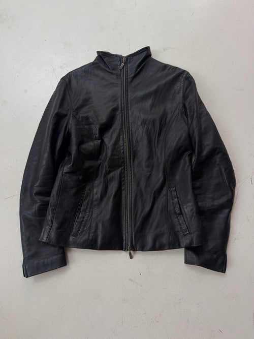 Vintage Leder Jacke (L)