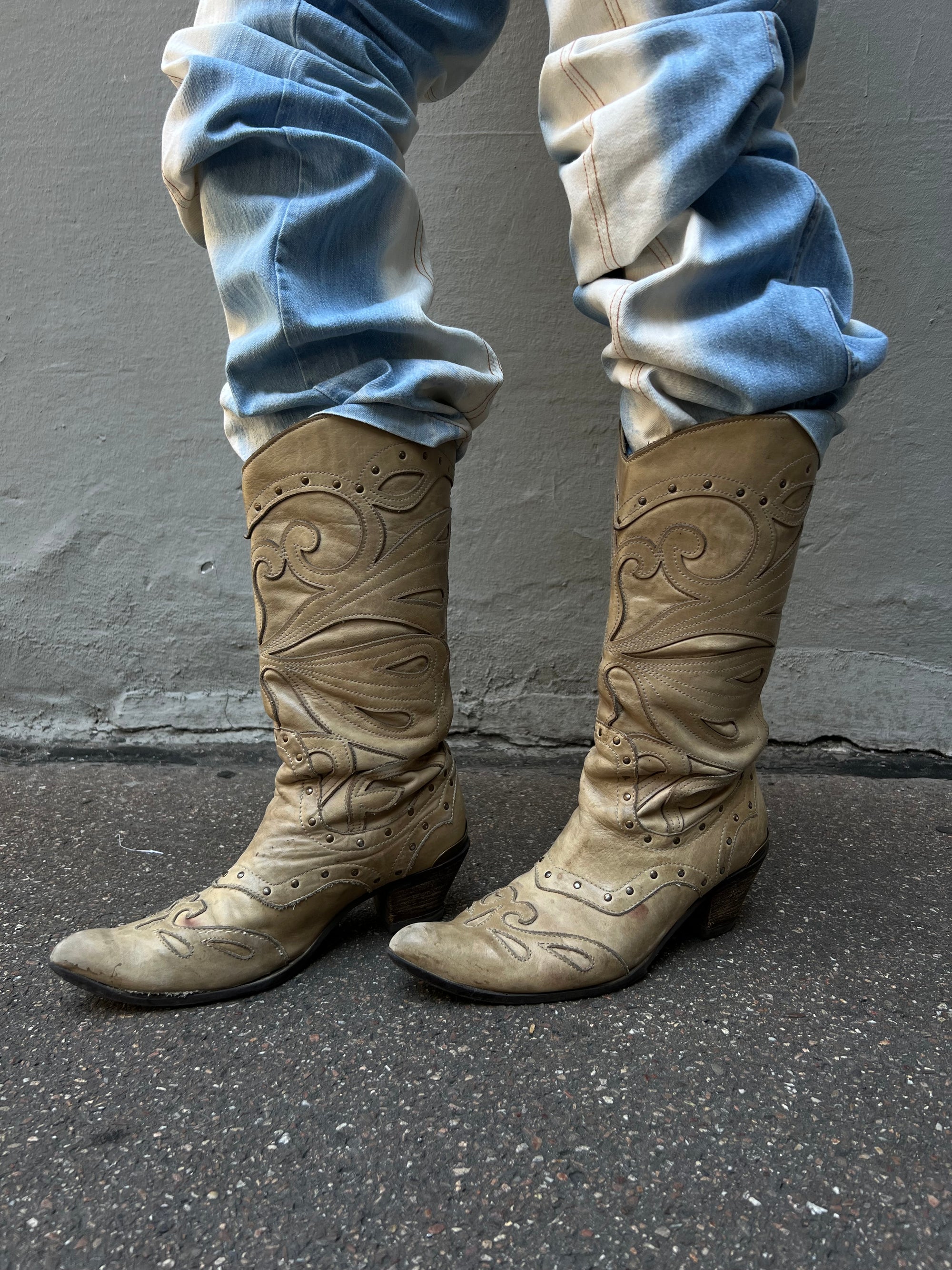 Vintage Cavalli Cowboy Boots 39