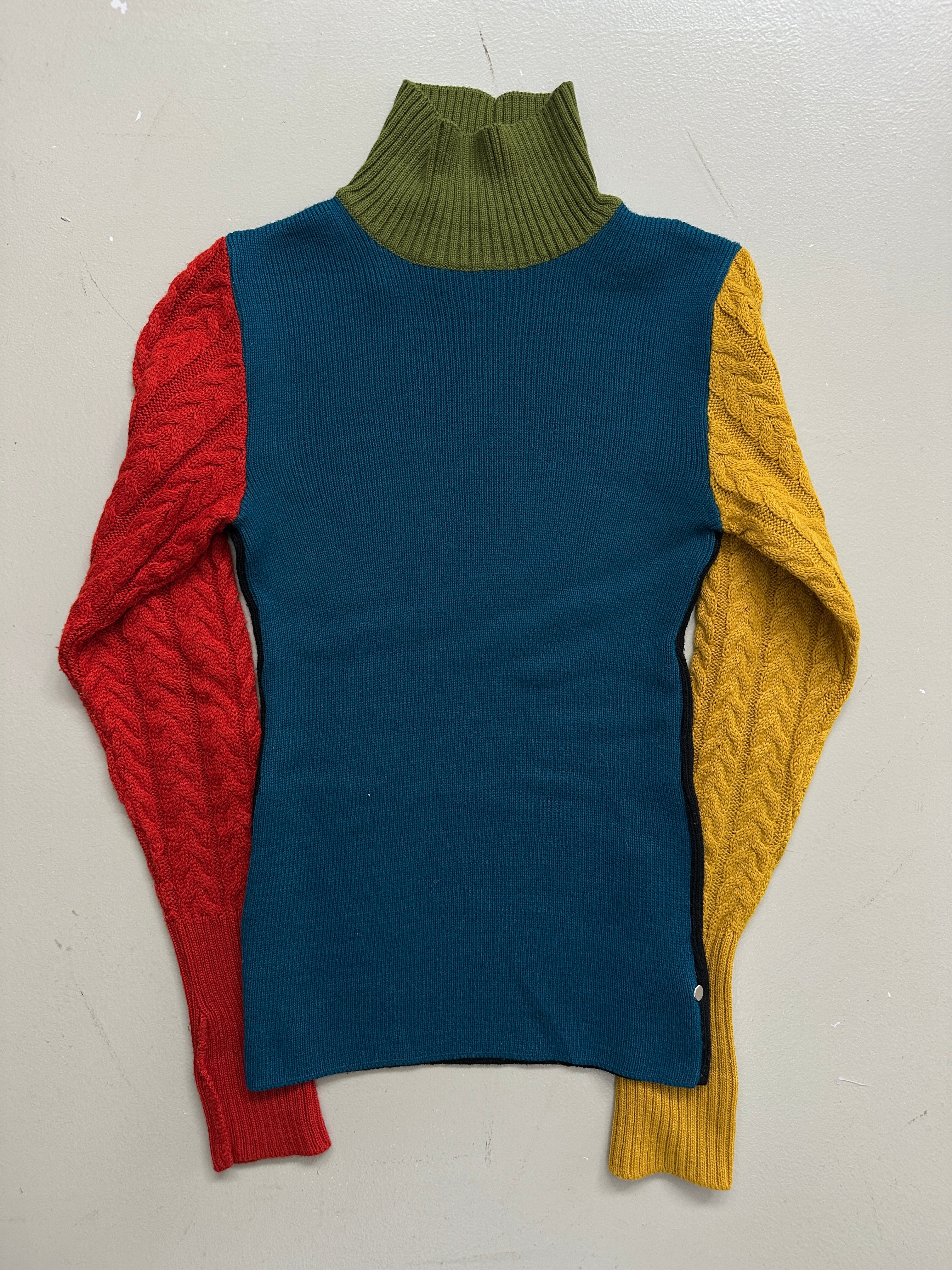 Vintage Gaultier Junior Colorful Wool Sweater M/L
