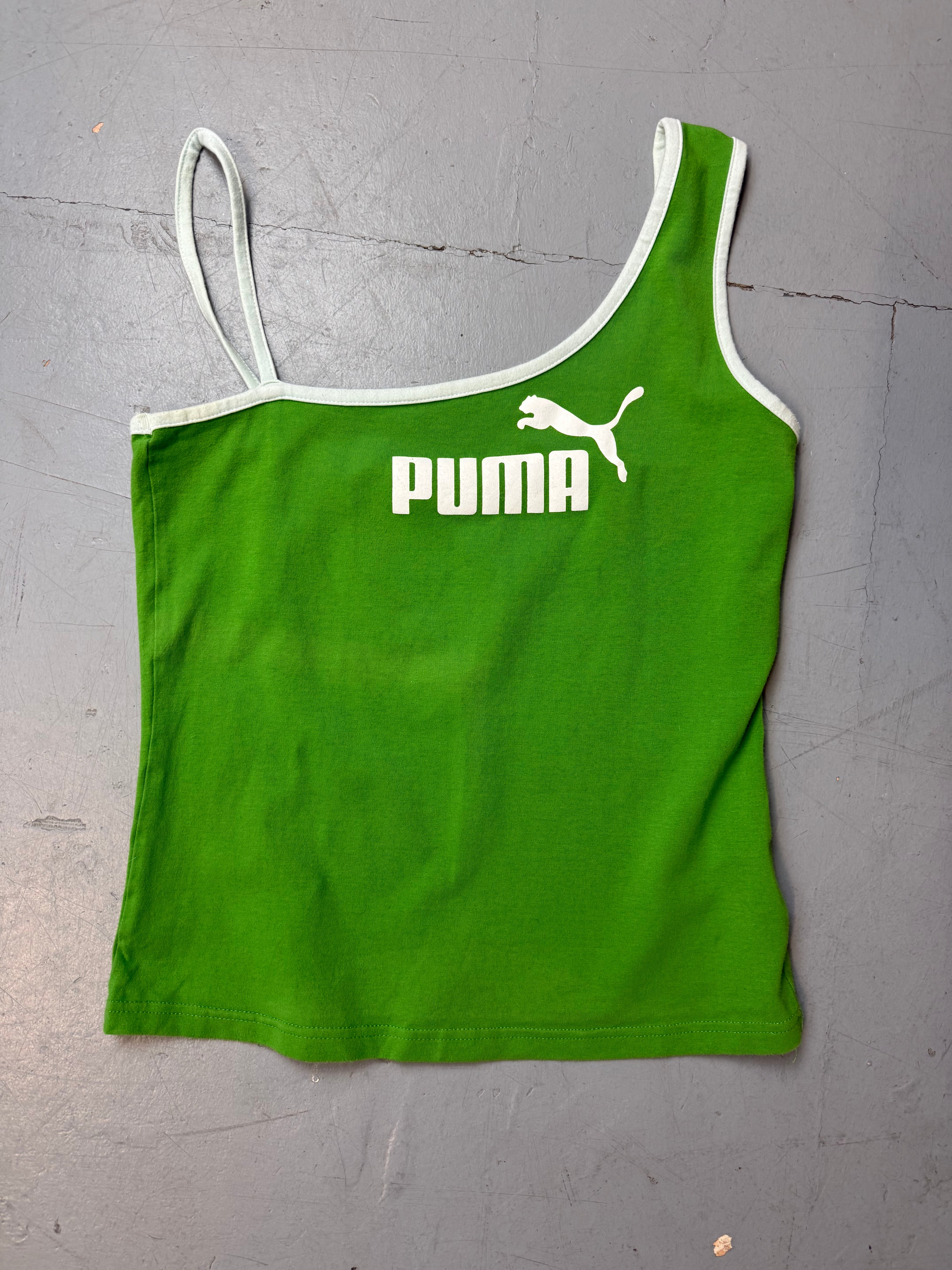 Vintage Puma Sporty Green Top M