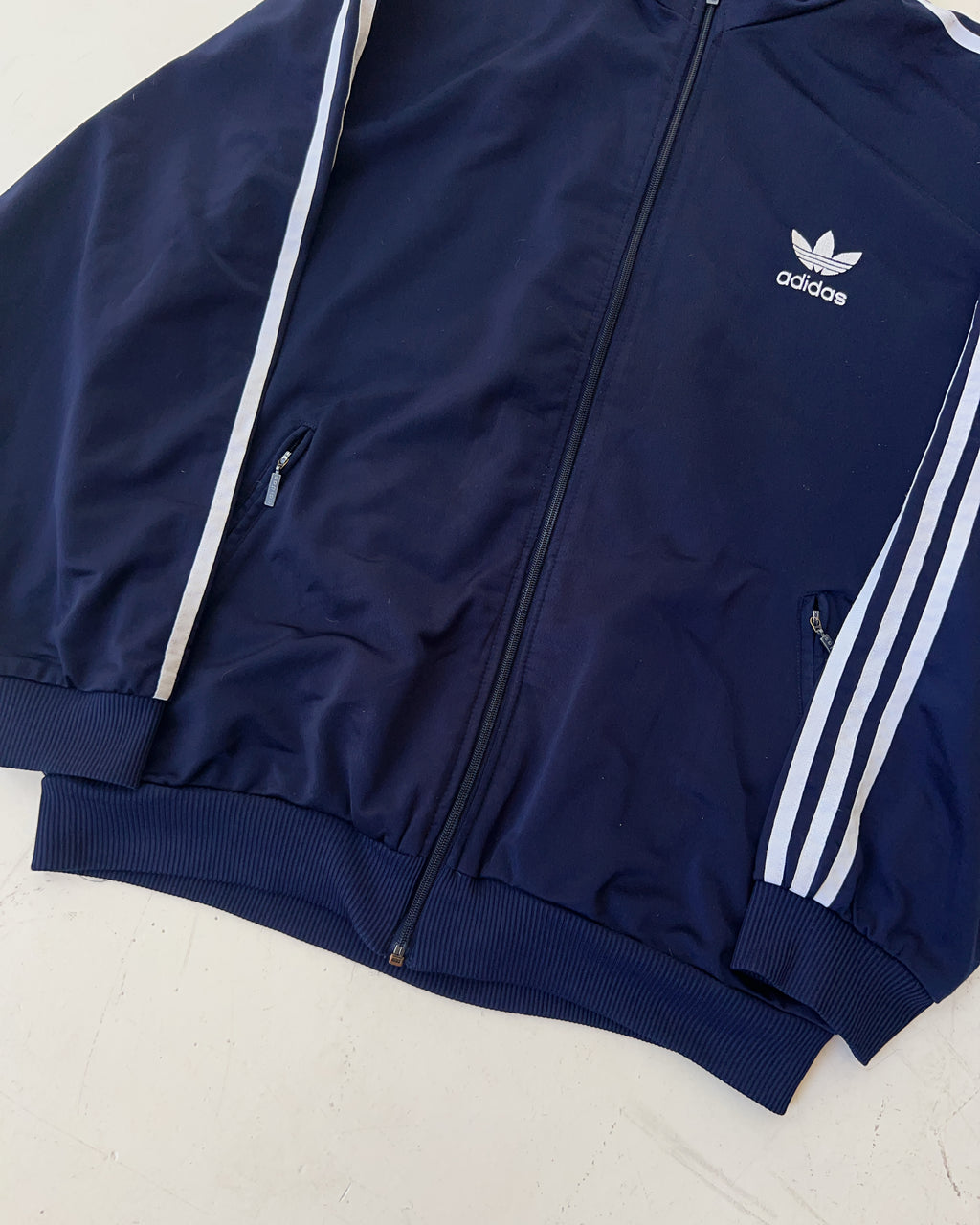 Vintage Adidas Blaue Jacke (L)