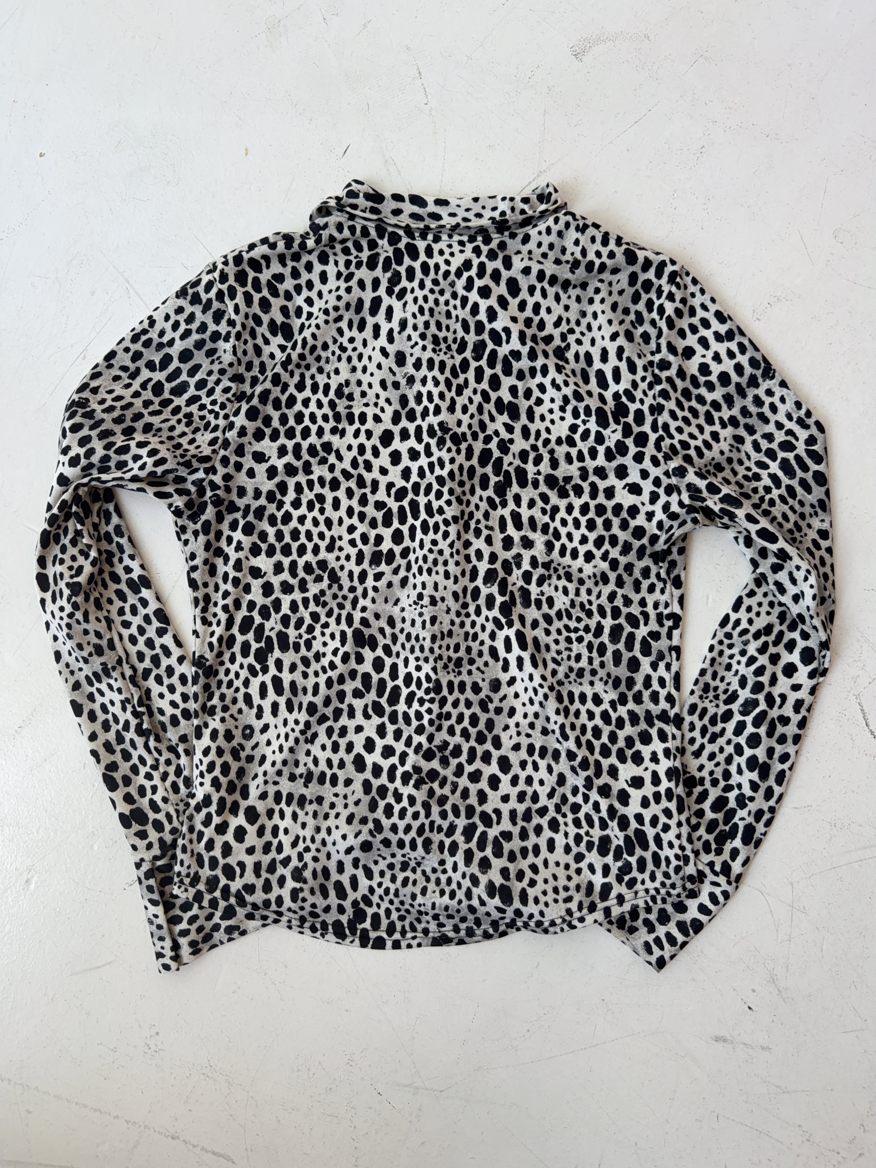 Vintage Denny Rose Leopard Shirt (S)
