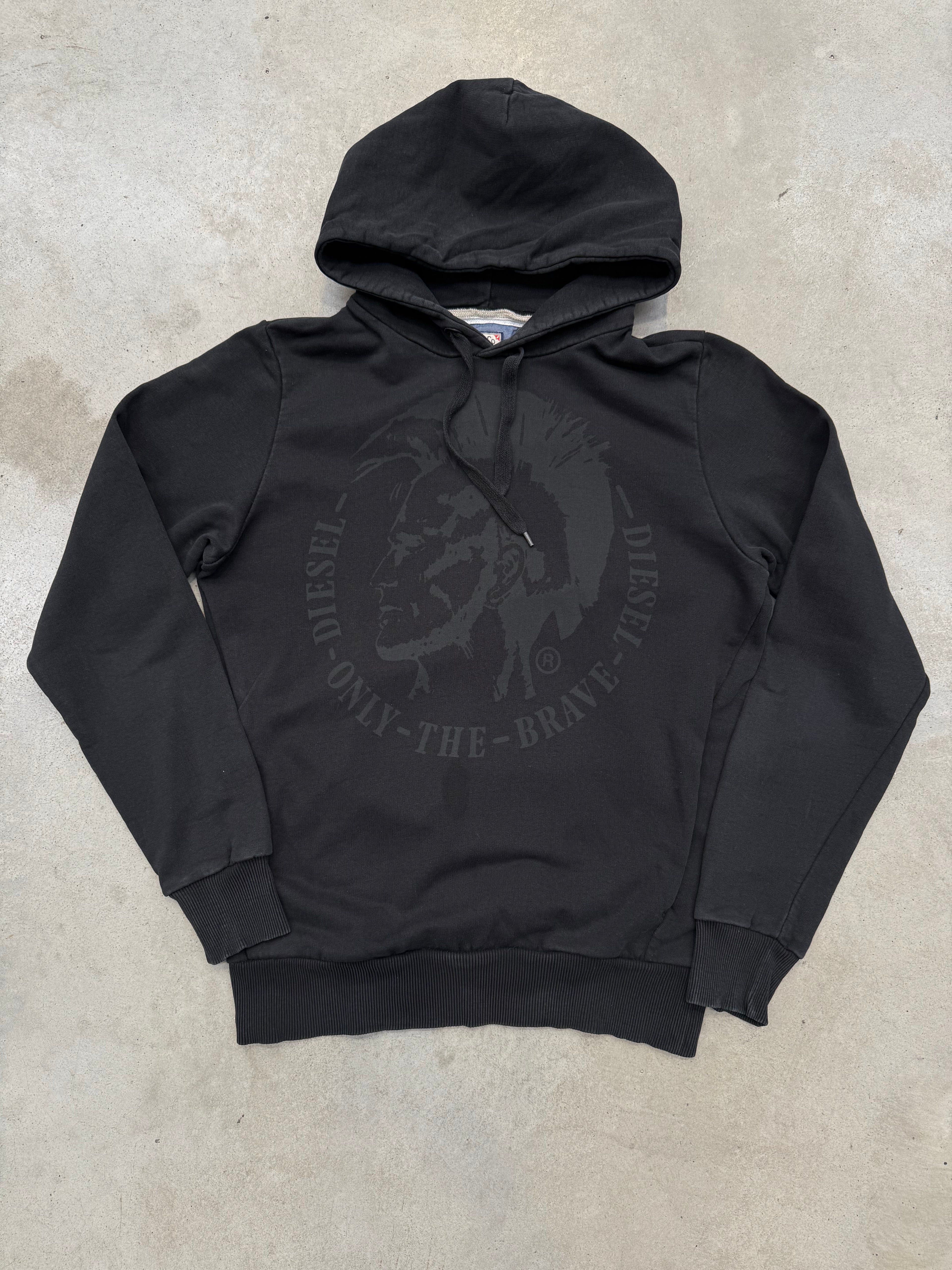 Vintage Diesel Black Hoodie XL