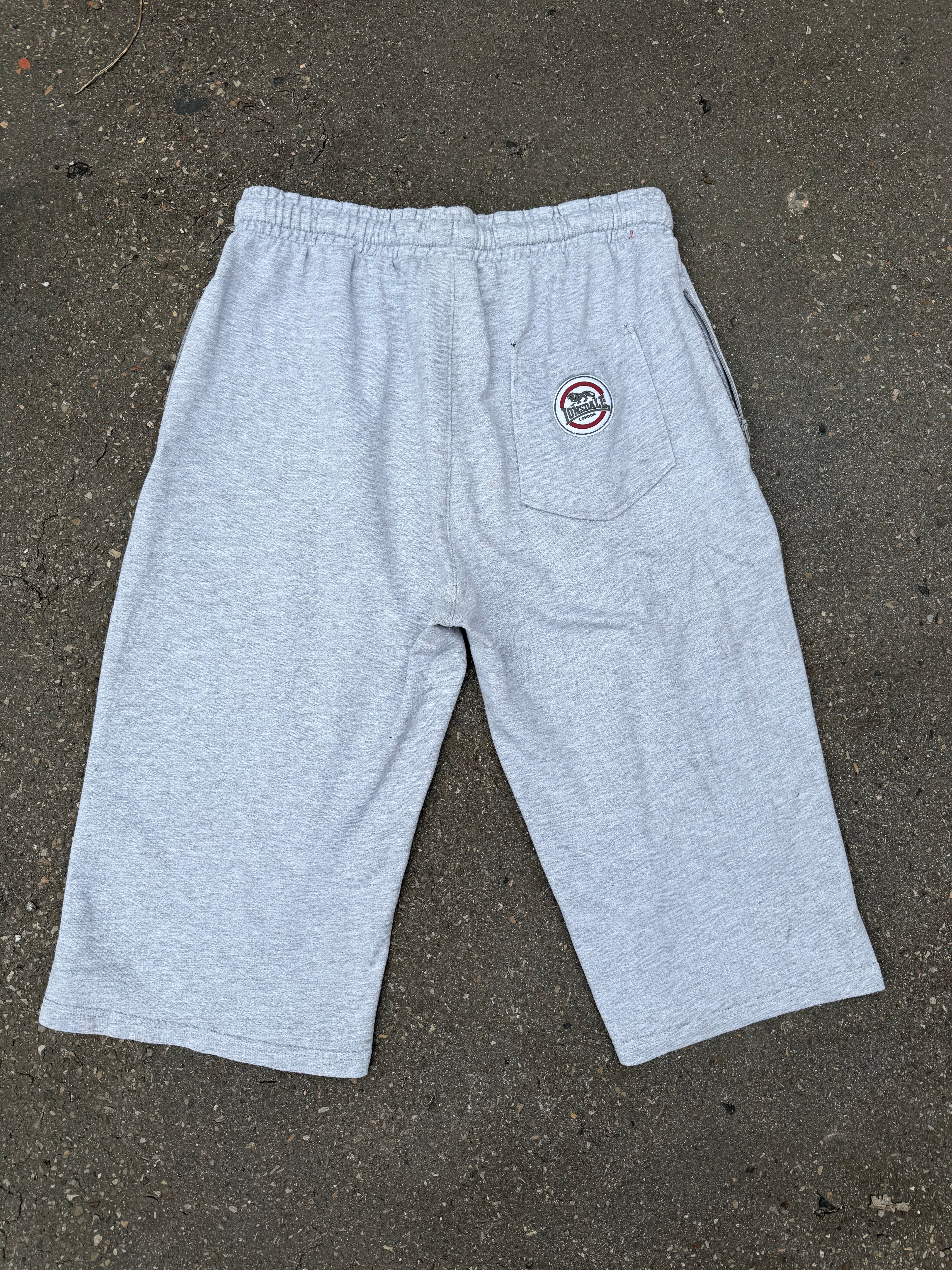 Vintage Lonsdale Grey Jogger Shorts M