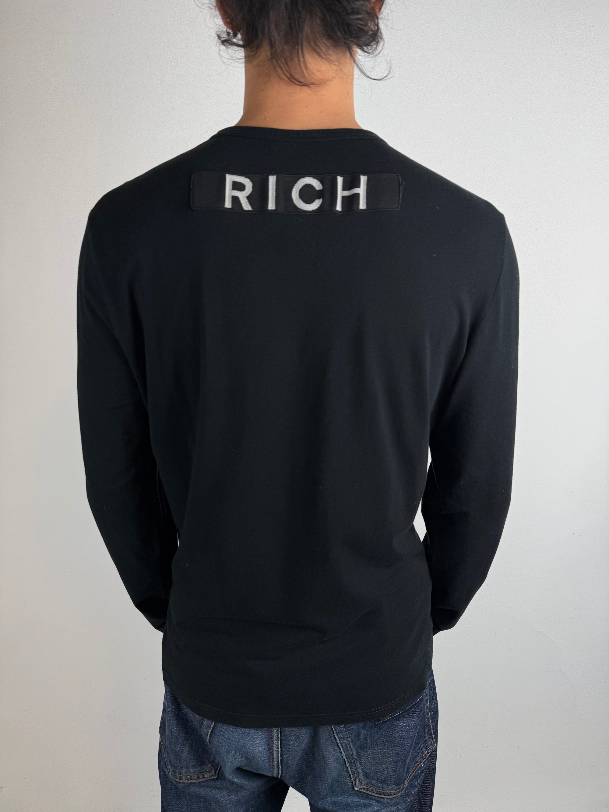 Vintage Richmond Black Longsleeve L