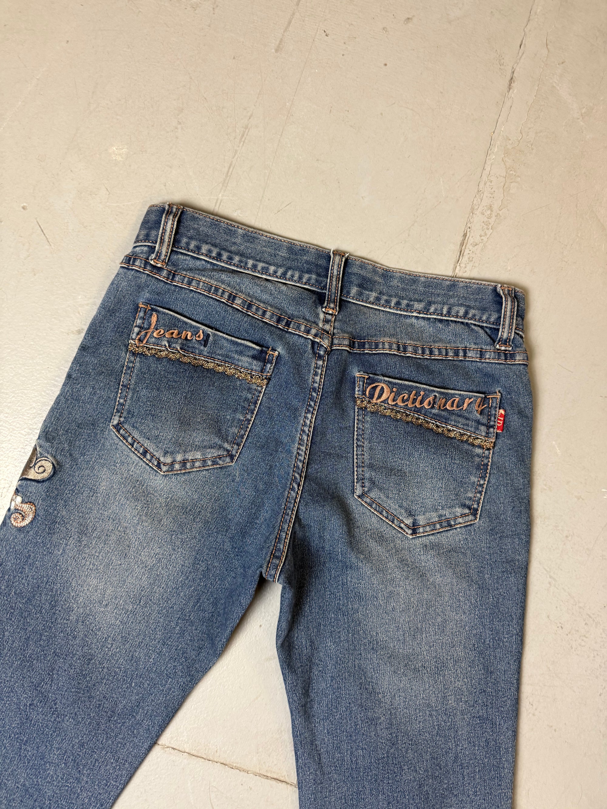 Vintage J&D Blue Bootcut Denim with Stitching XS
