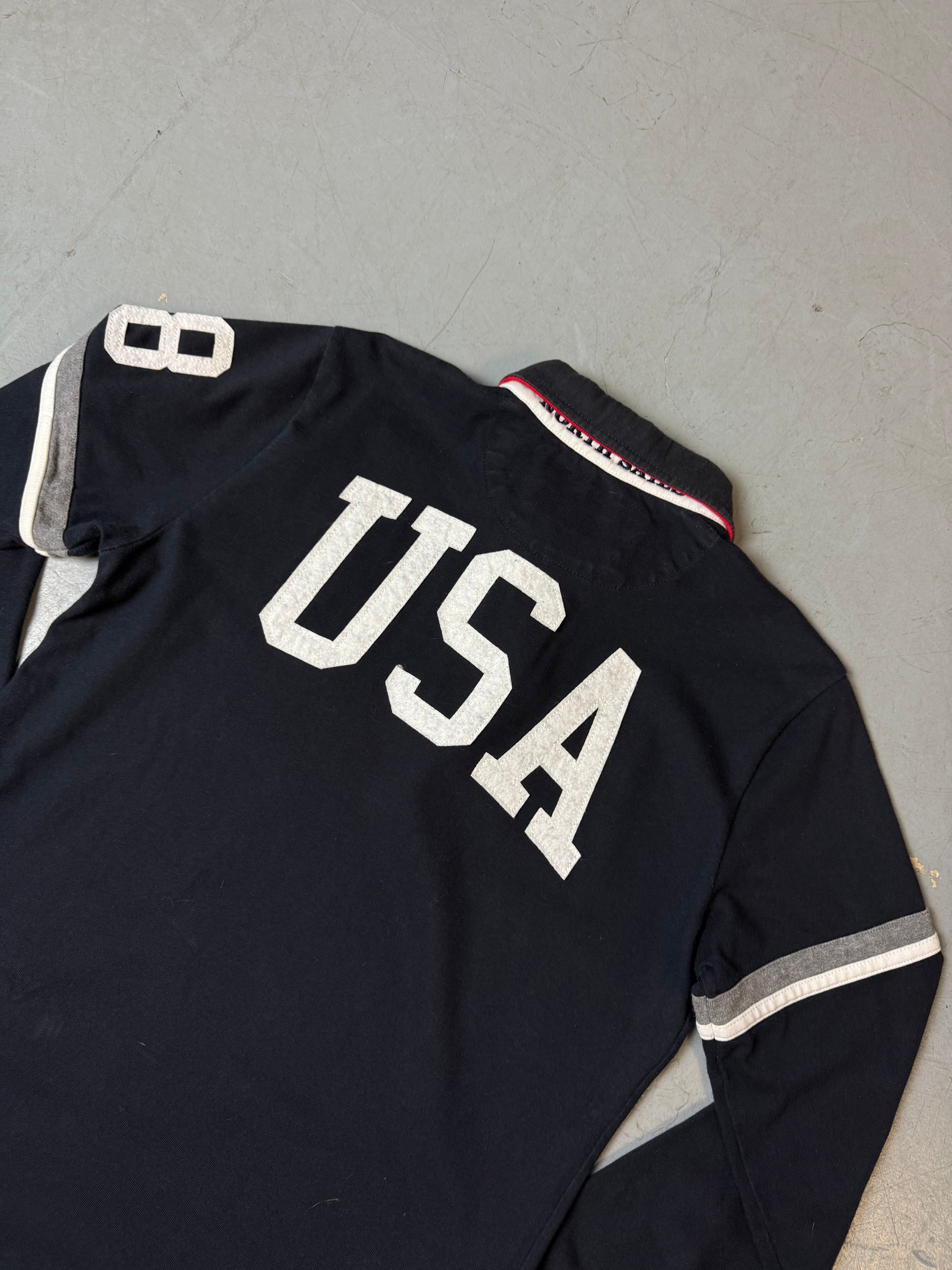 Vintage North Sails Polo Longsleeve M