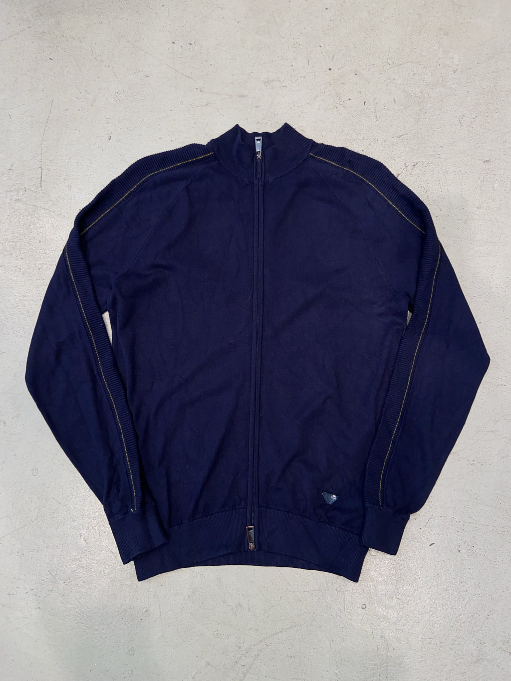 Vintage Armani Jeans Knit Zipper (M)