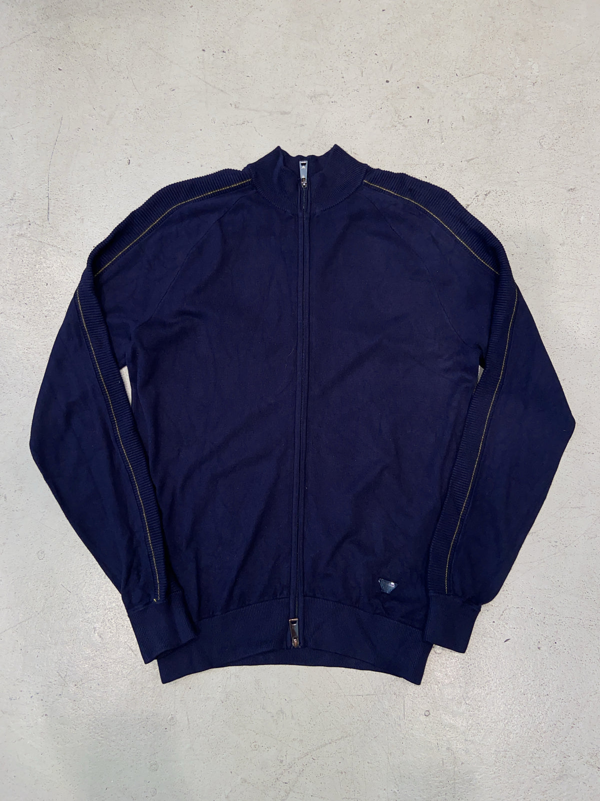 Vintage Armani Jeans Knit Zipper (M)