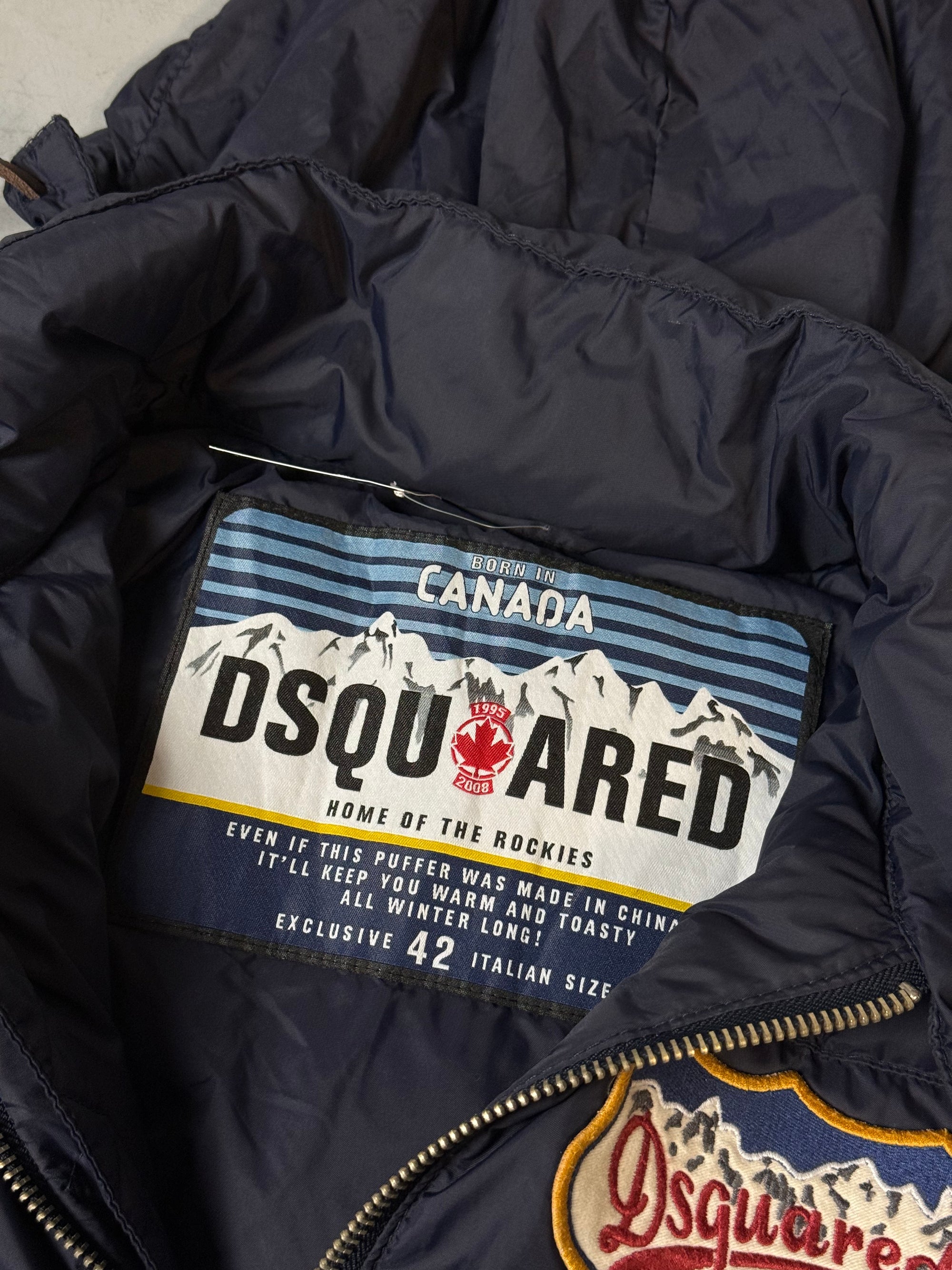 Vintage Dsquared Blue Down Jacket S/M