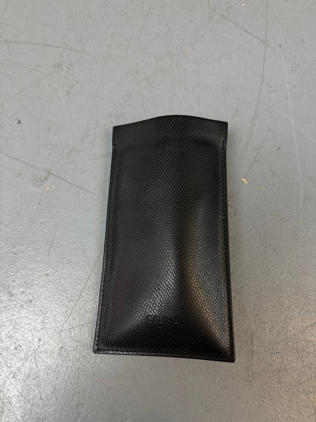 Rechteckige Sonnenbrille von Celine mit blauem Gestell 