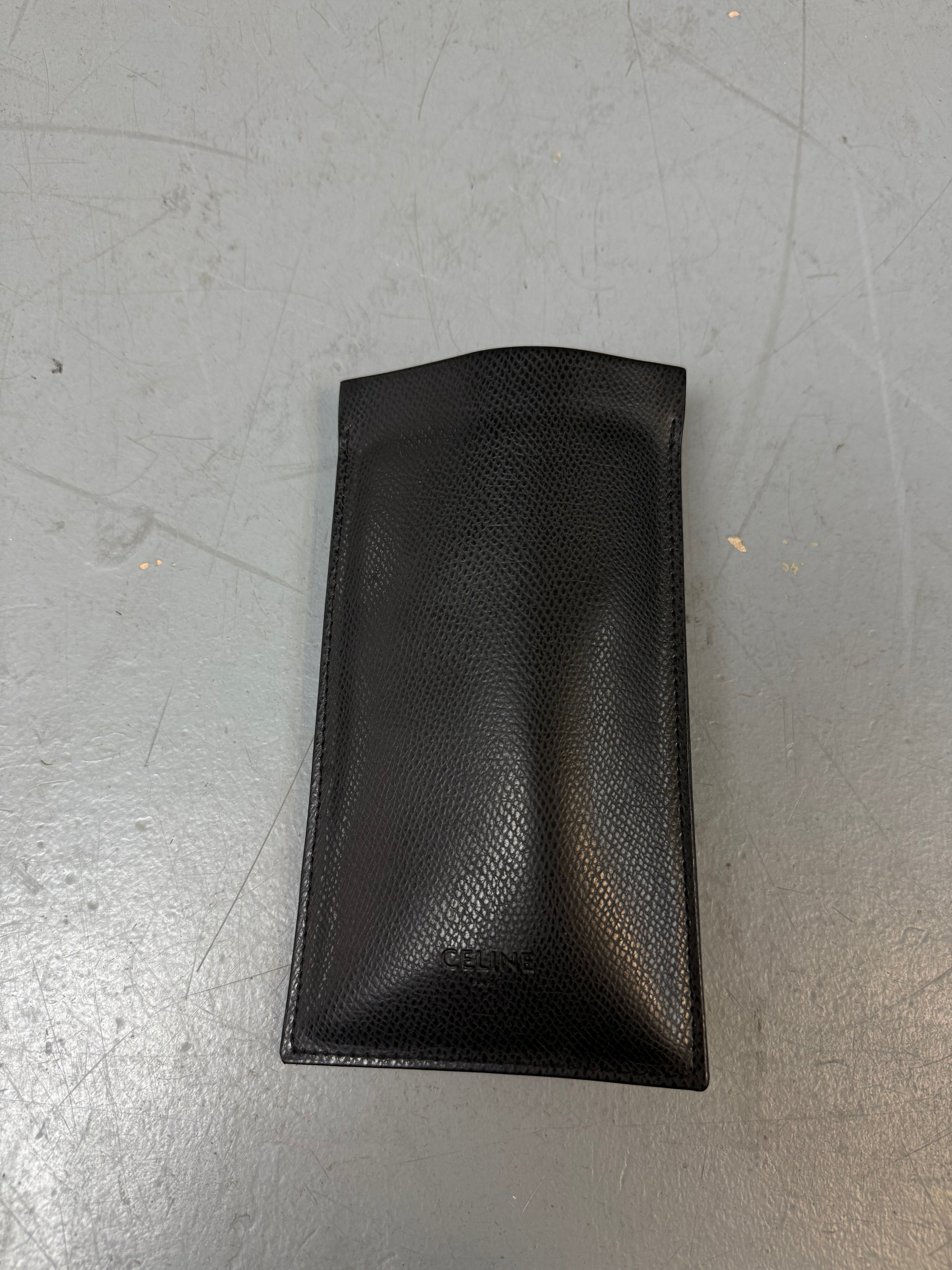 Rechteckige Sonnenbrille von Celine mit blauem Gestell 