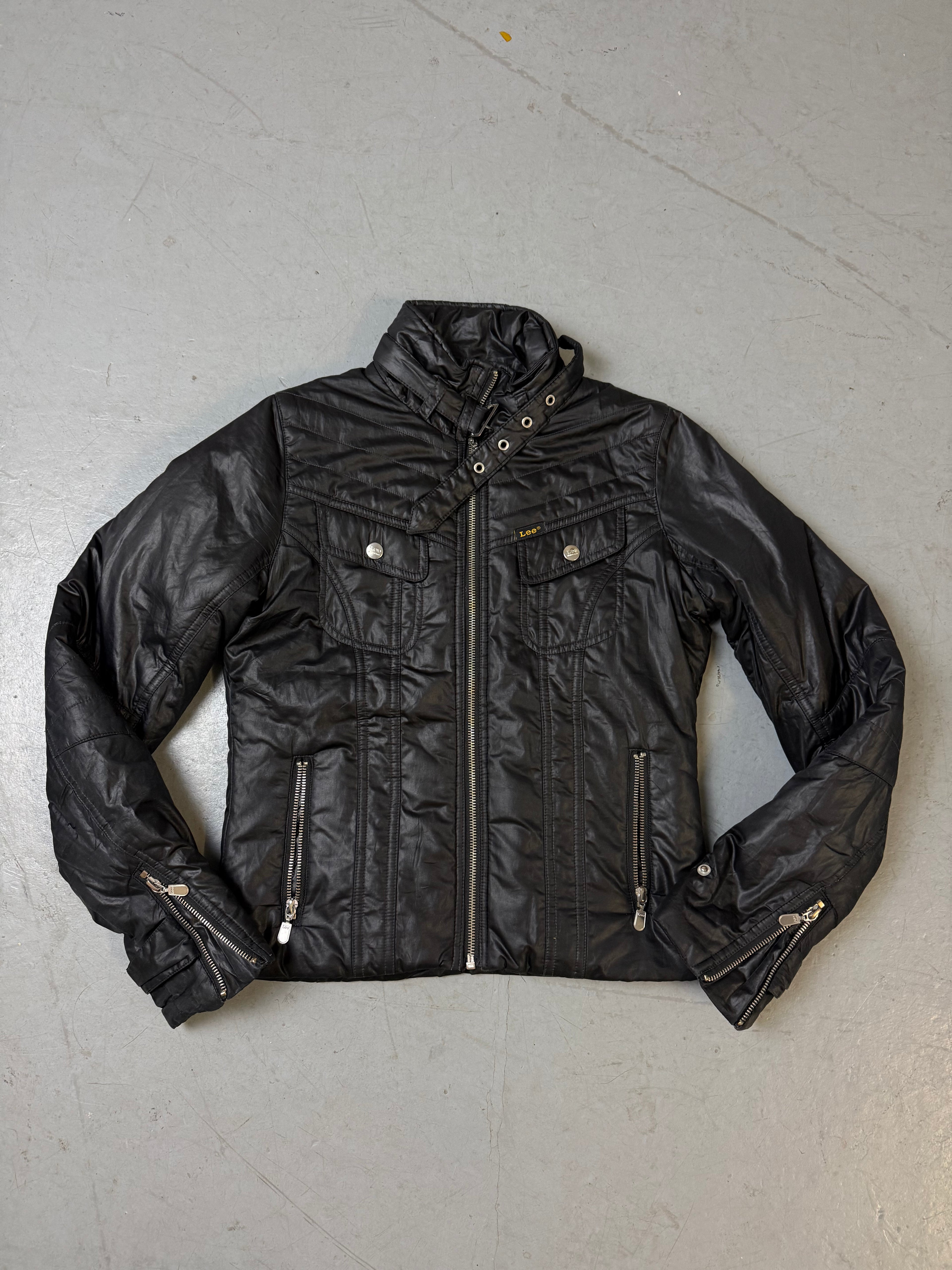 Vintage Lee Black Cropped Jacket S