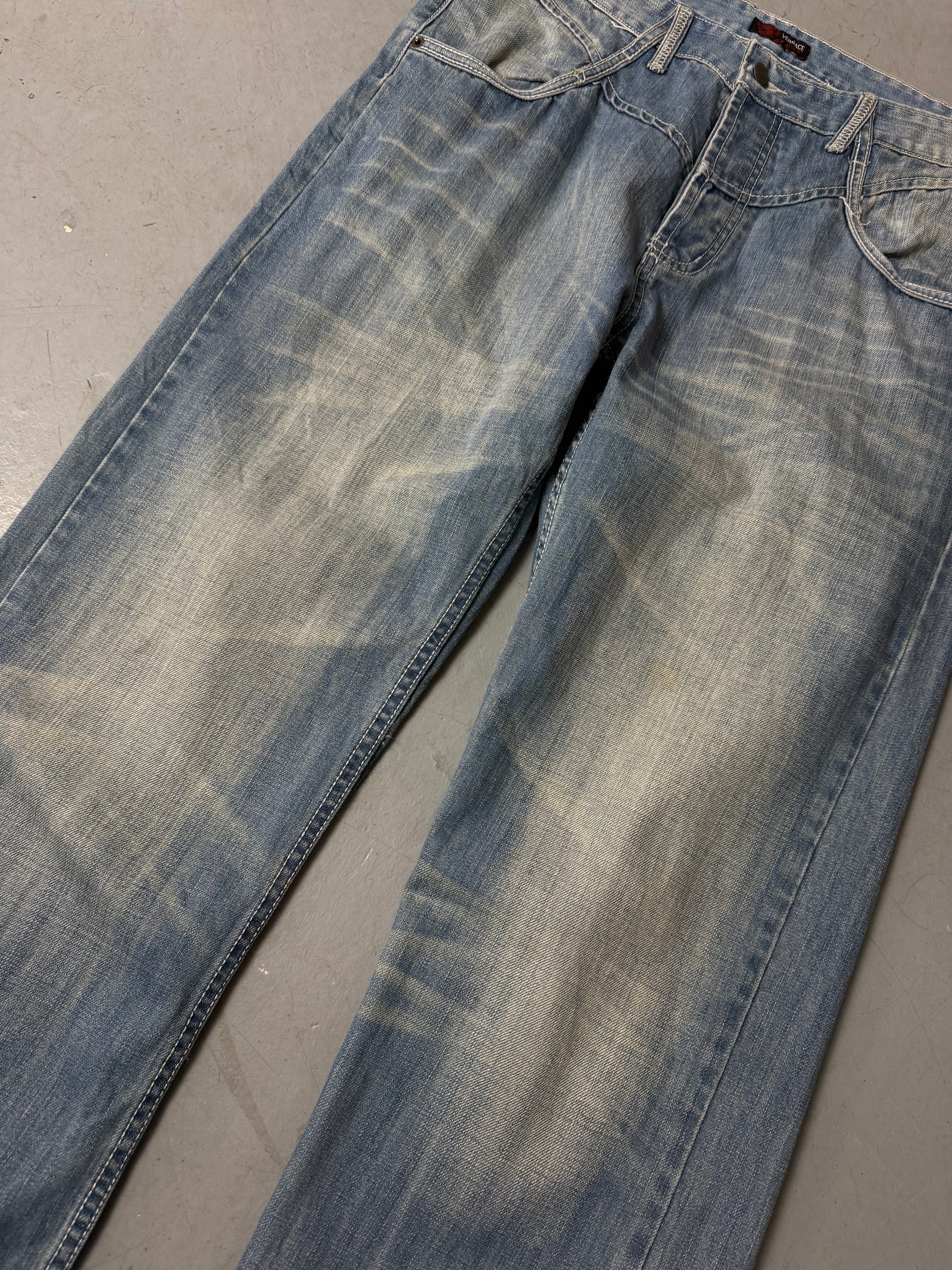 Vintage Versace Sport Baggy Denim M