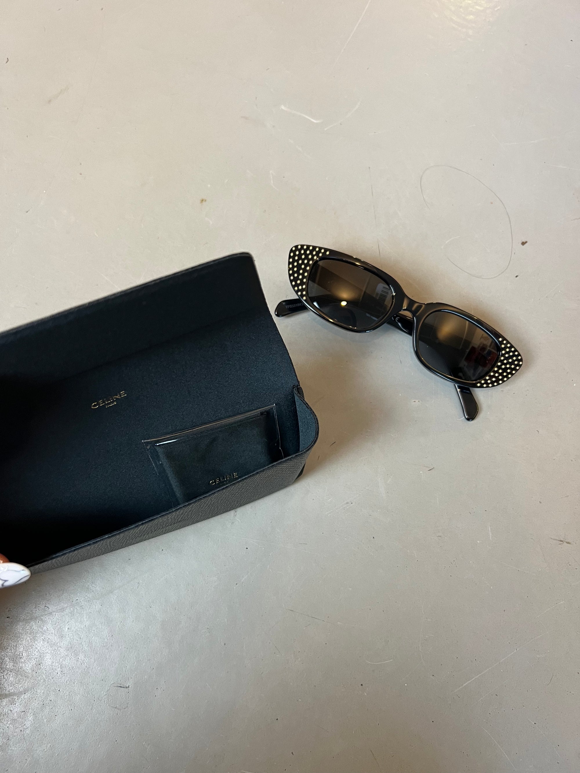 Vintage Celine Paris Sunglasses Black