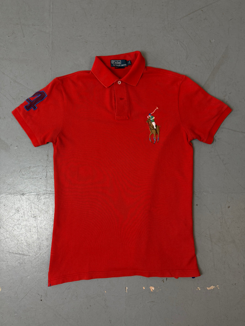 Vintage Orange Ralph Lauren Polo M