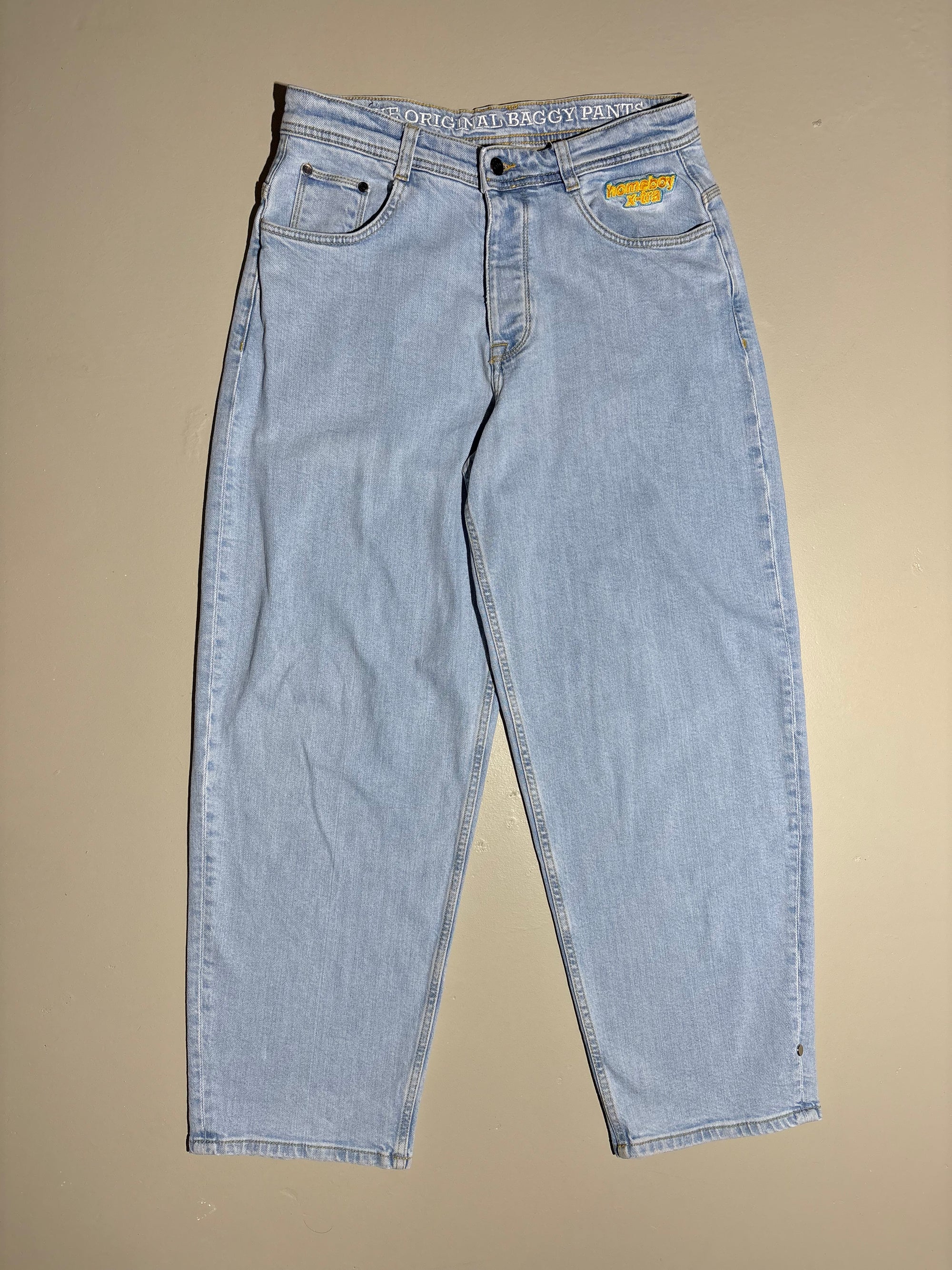 Vintage HomeBoy Light Blue Baggy Denim Jeans S/M