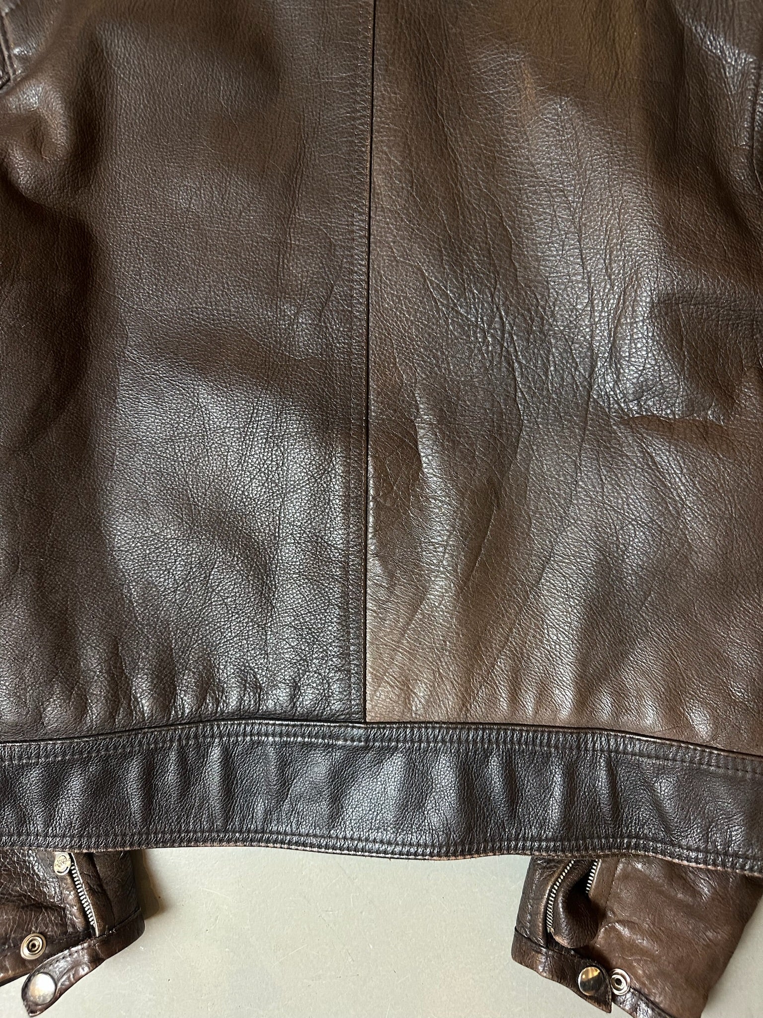 Vintage Brown Leather Jacket M/L