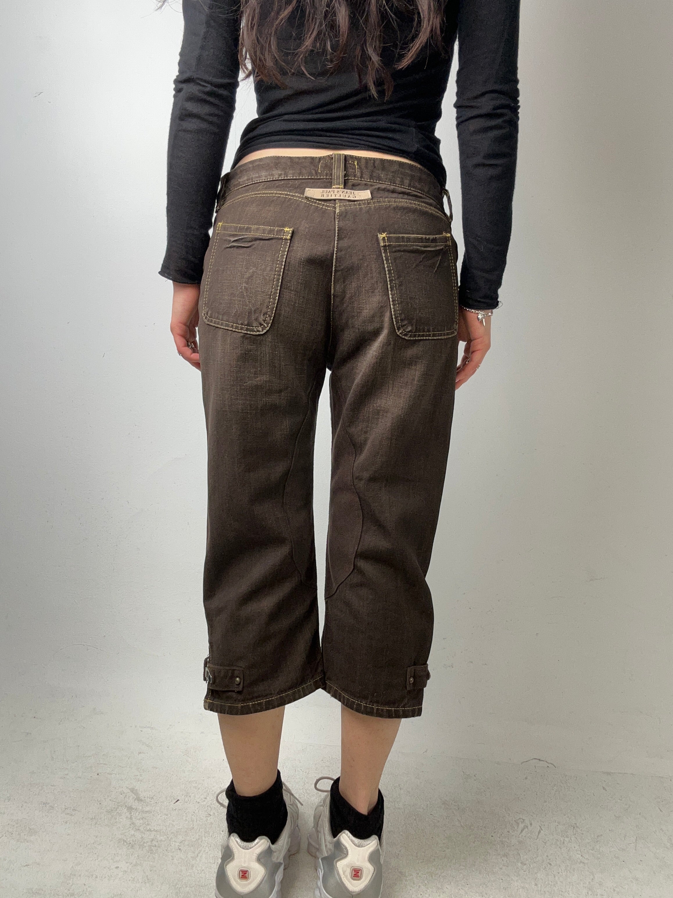 Vintage Jean‘s Paul Gaultier Brown Jeans Shorts XS