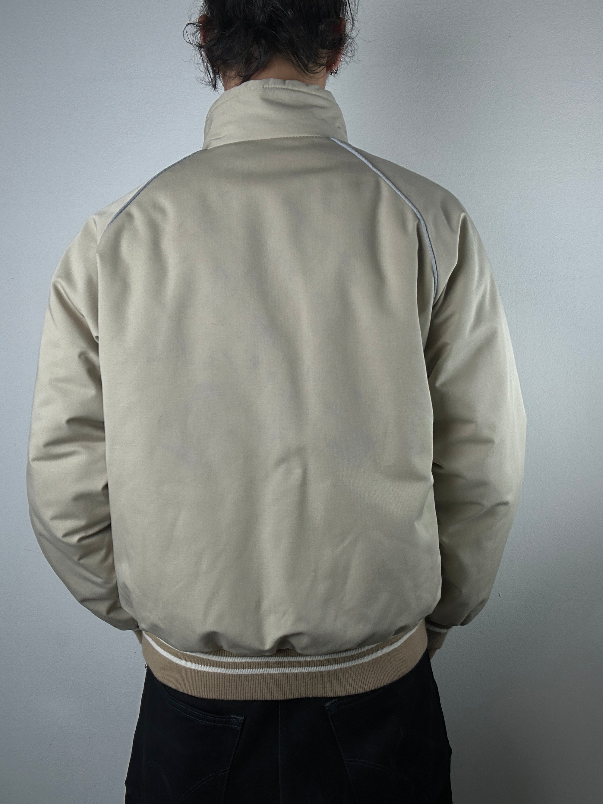 Tragebild von einer Vintage Polo Ralph Lauren Beige Jacket von hinten