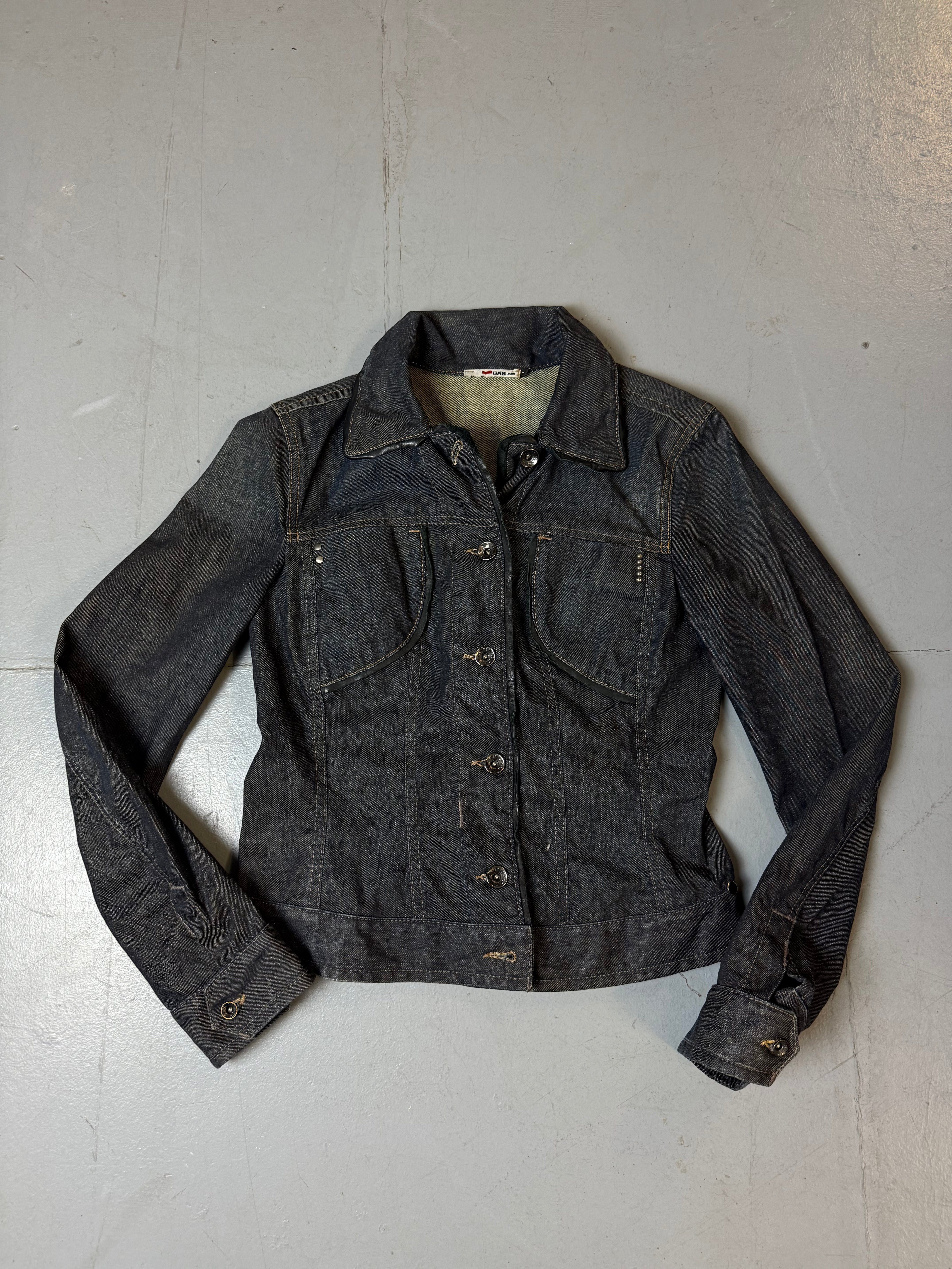 Vintage GAS Dark Blue Denim Jacket S/M