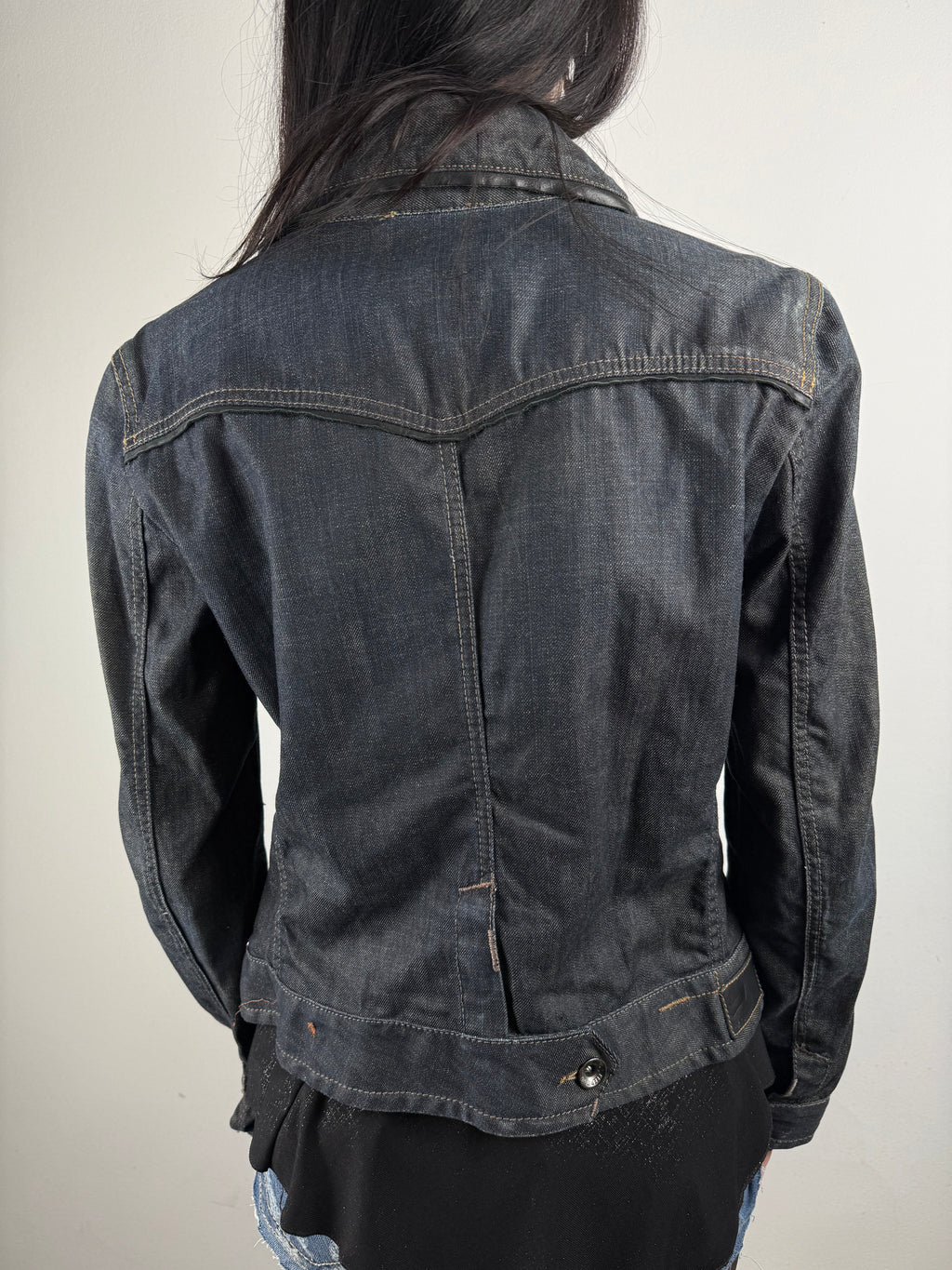 Vintage GAS Dark Blue Denim Jacket S/M