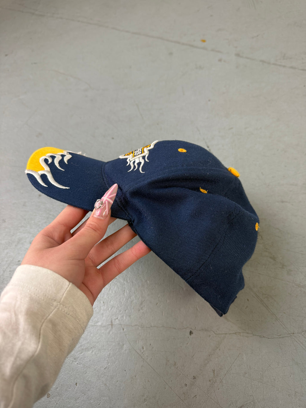 Vintage Von Dutch Babyblaue Cap Y2K Fashion 
